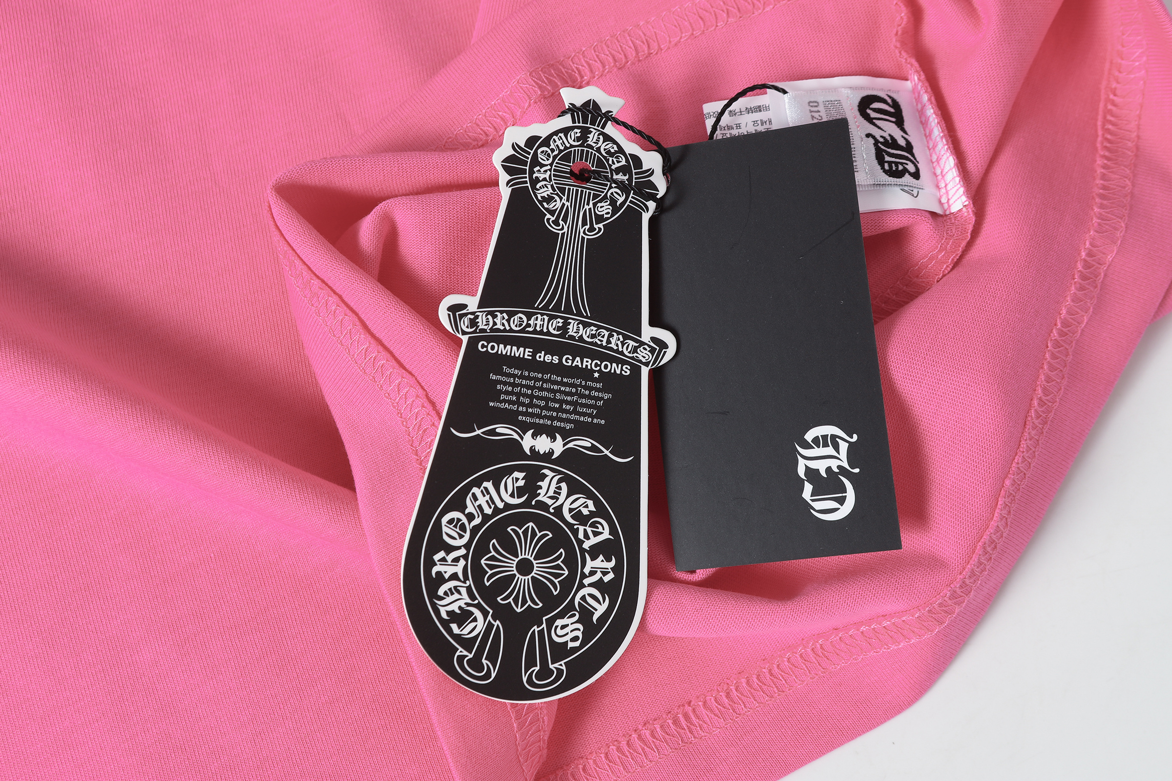 Chrome Hearts T-Shirt 2207 Black White Pink P130