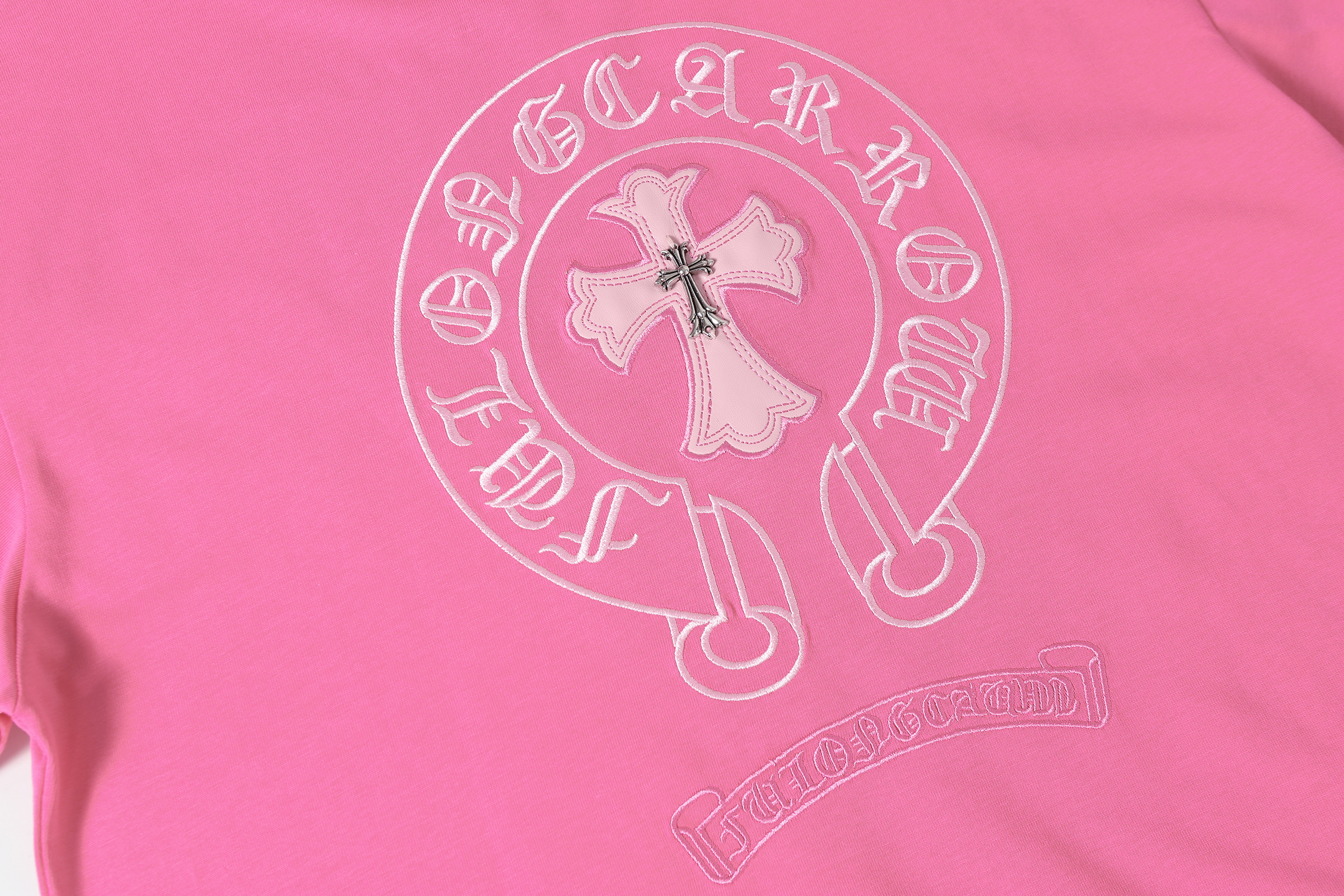 Chrome Hearts T-Shirt 2207 Black White Pink P130