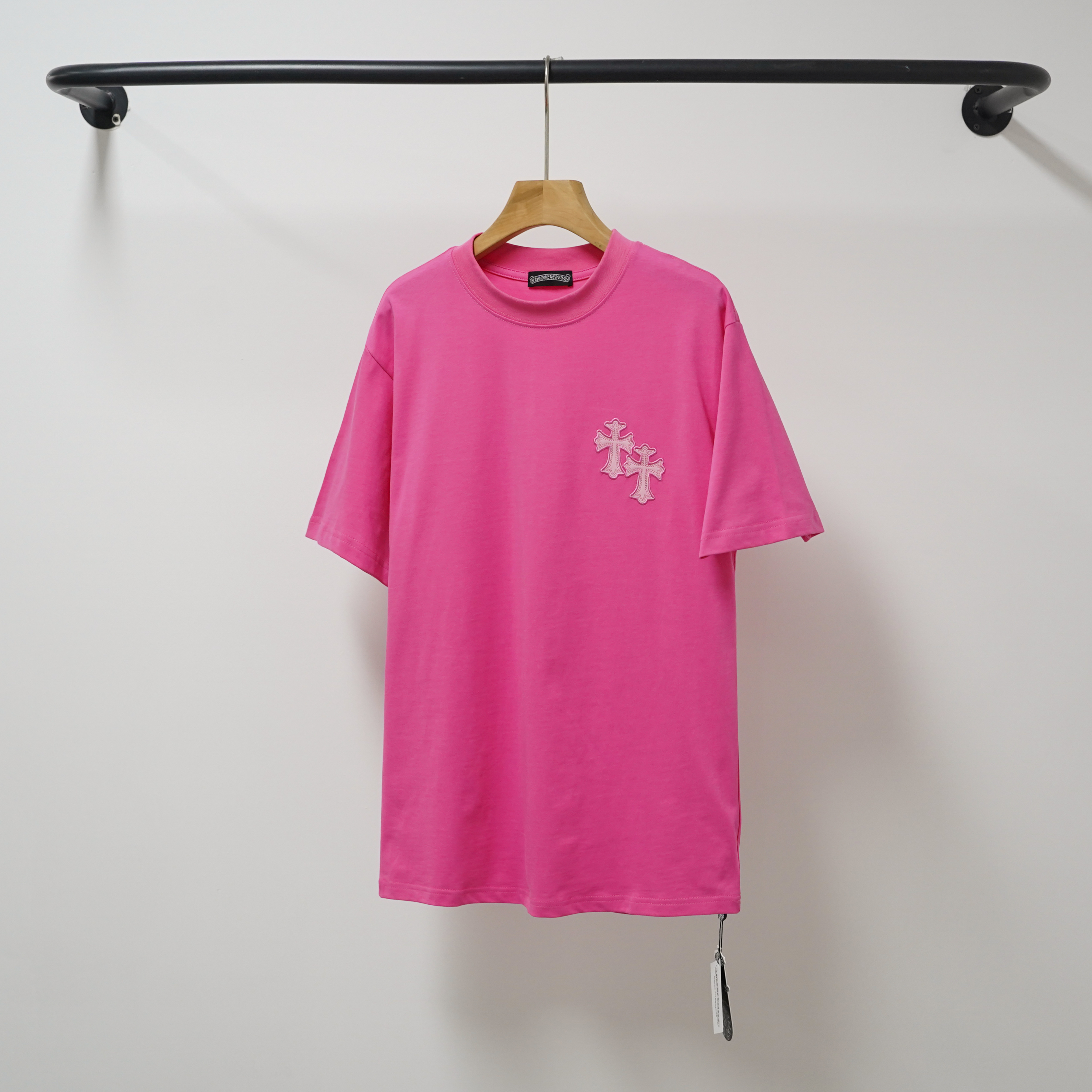 Chrome Hearts T-Shirt 2207 Black White Pink P130