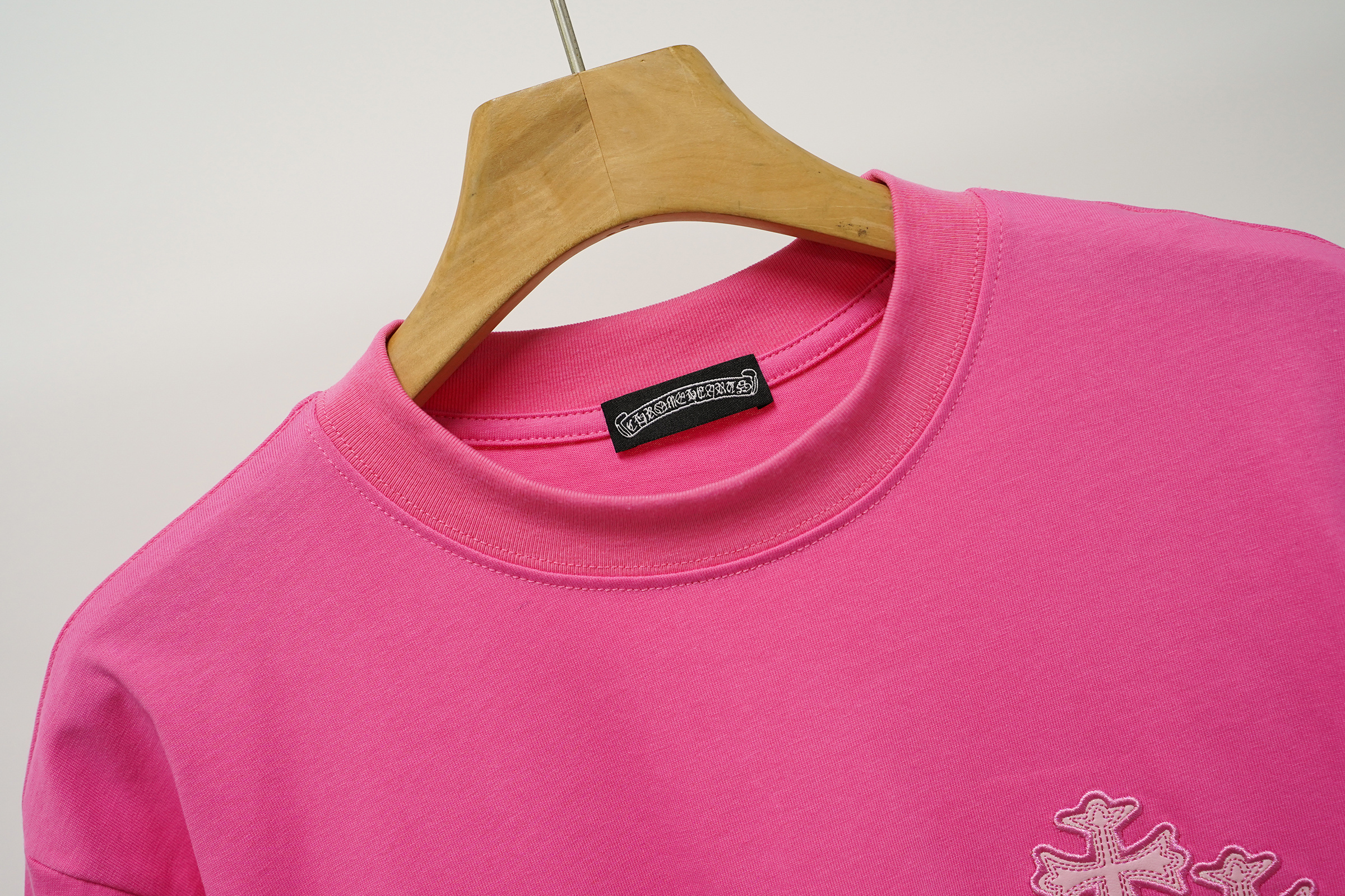 Chrome Hearts T-Shirt 2207 Black White Pink P130