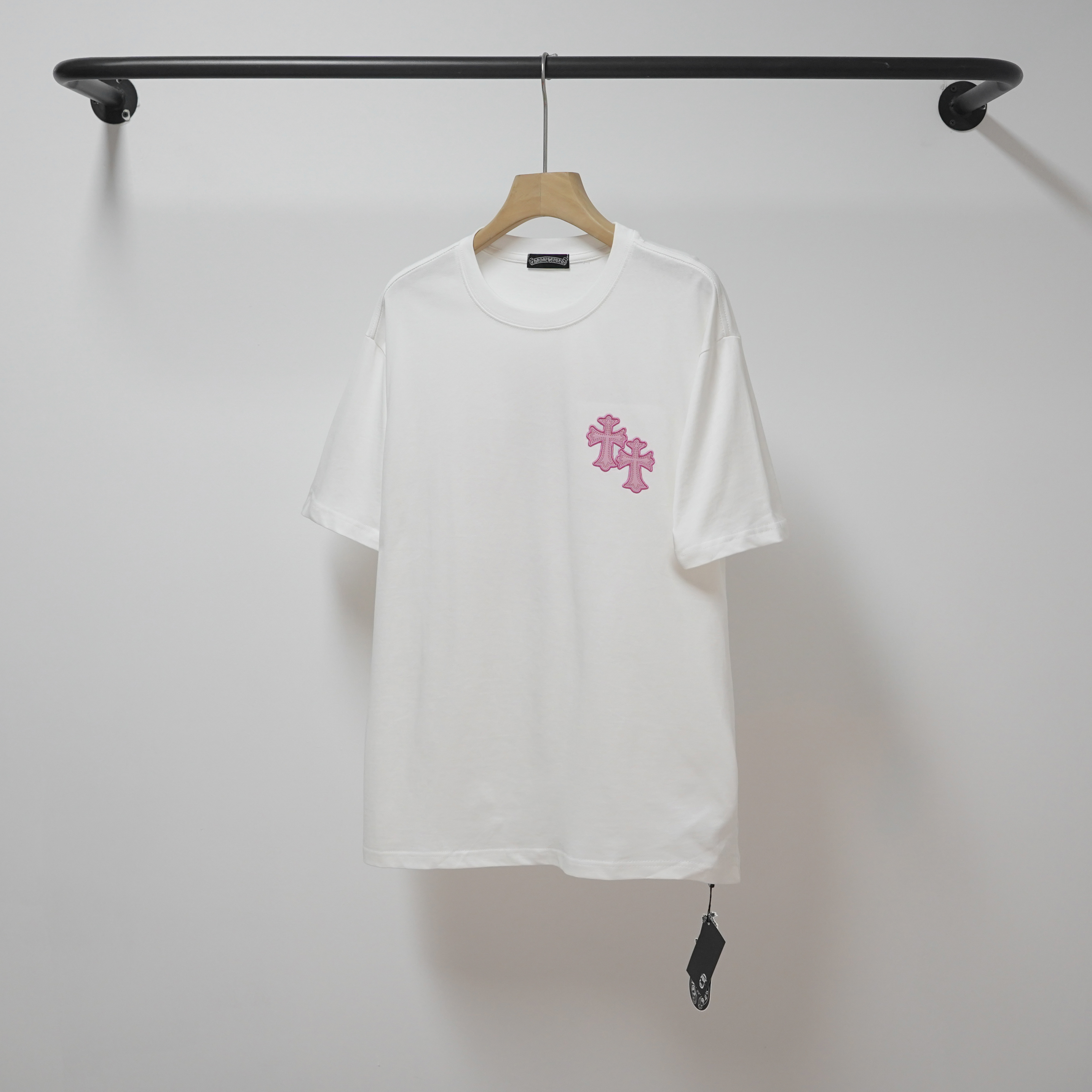 Chrome Hearts T-Shirt 2207 Black White Pink P130