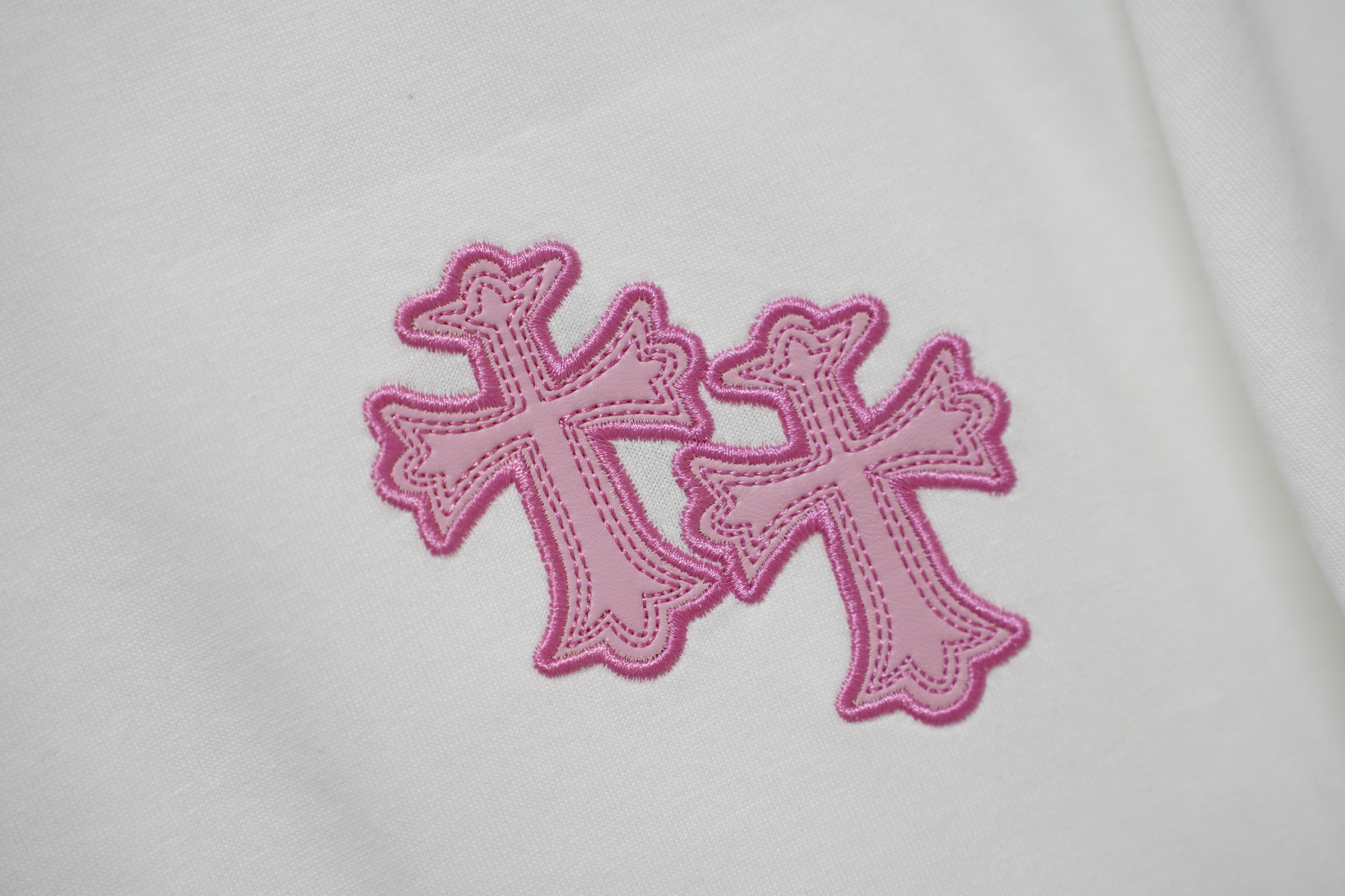 Chrome Hearts T-Shirt 2207 Black White Pink P130