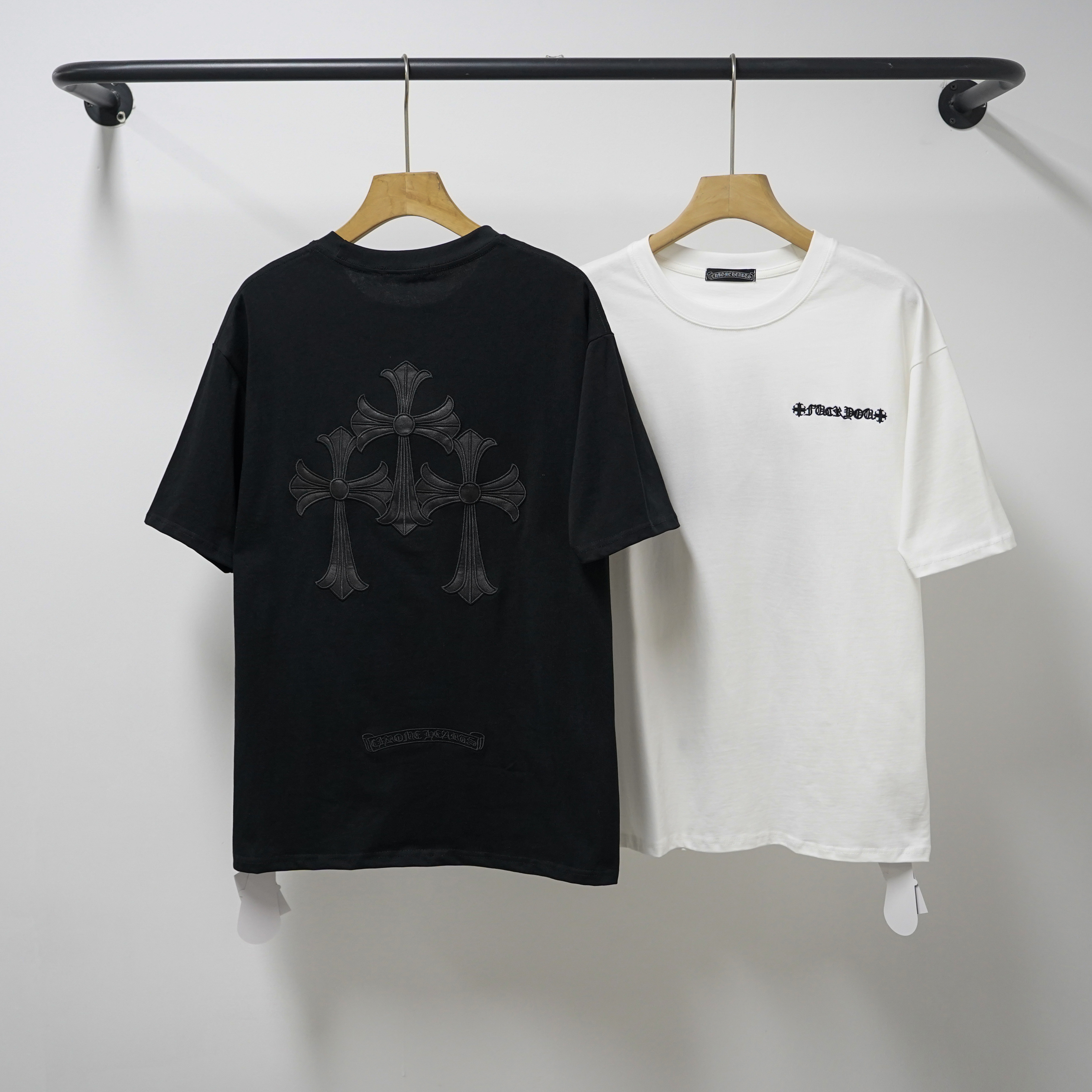 Chrome Hearts T-Shirt 2210 Black White P130