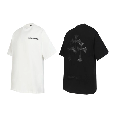 Chrome Hearts T-Shirt 2210 Black White P130 01