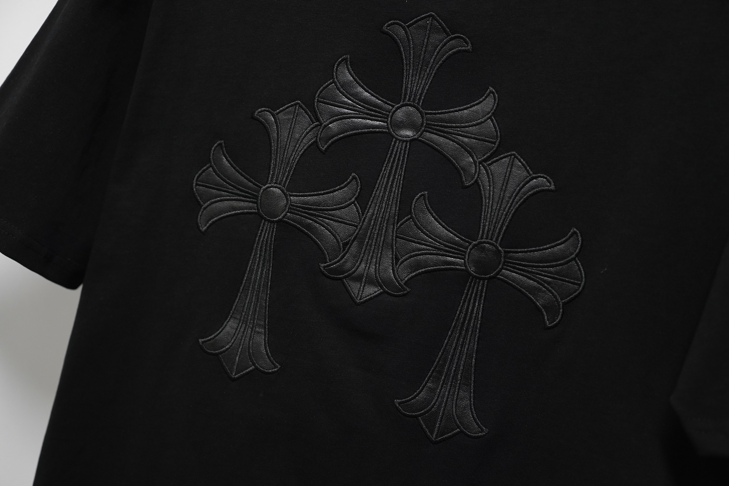 Chrome Hearts T-Shirt 2210 Black White P130