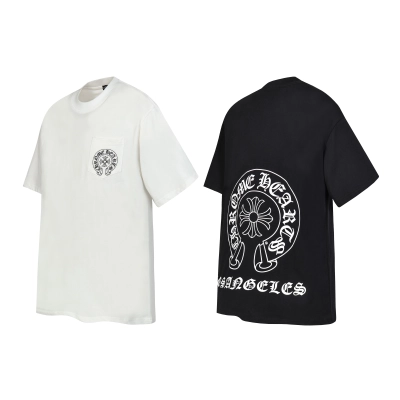 Chrome Hearts T-Shirt 2211 Black White P130 01