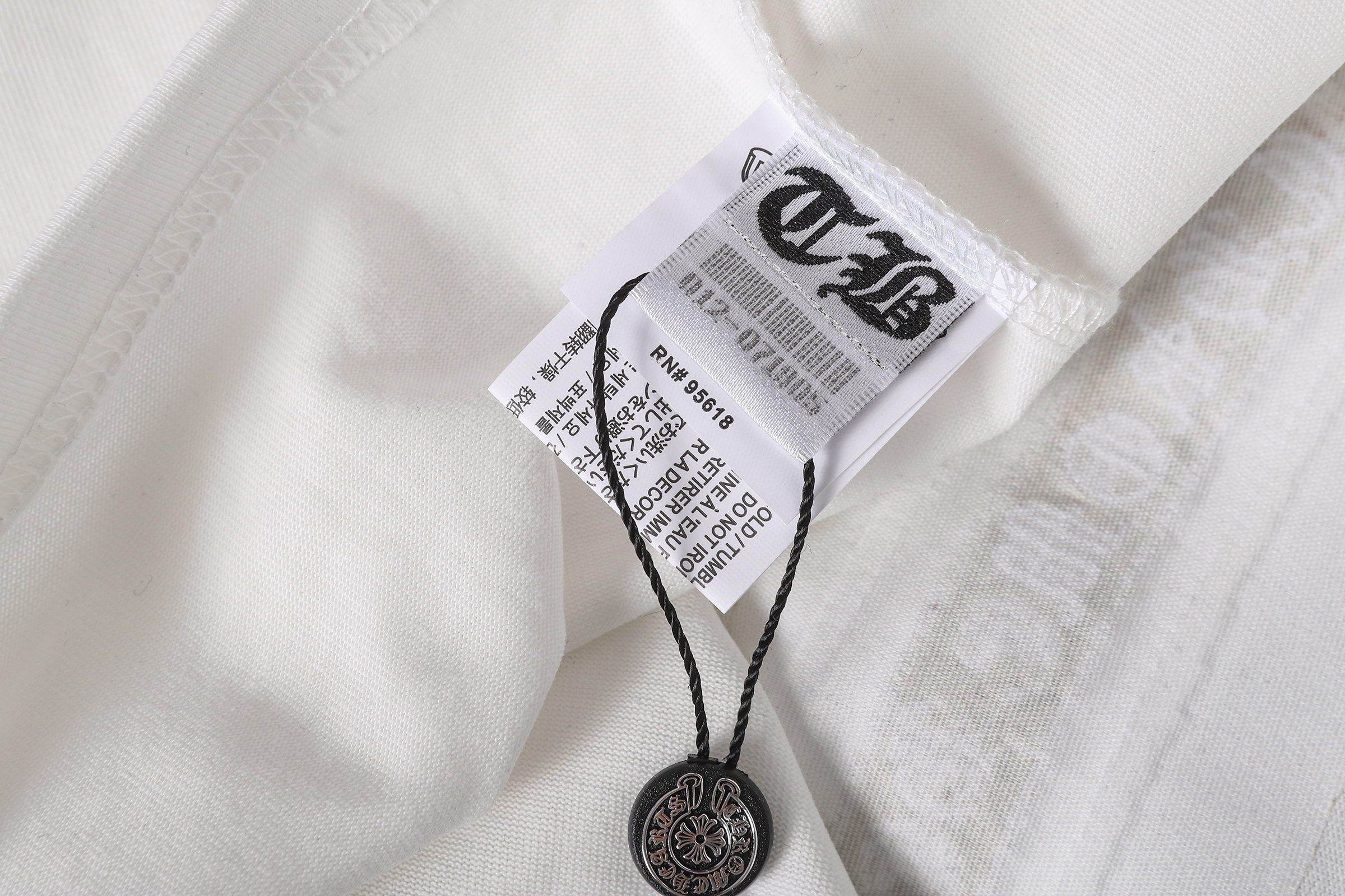 Chrome Hearts T-Shirt 2215 Black White Grey P130
