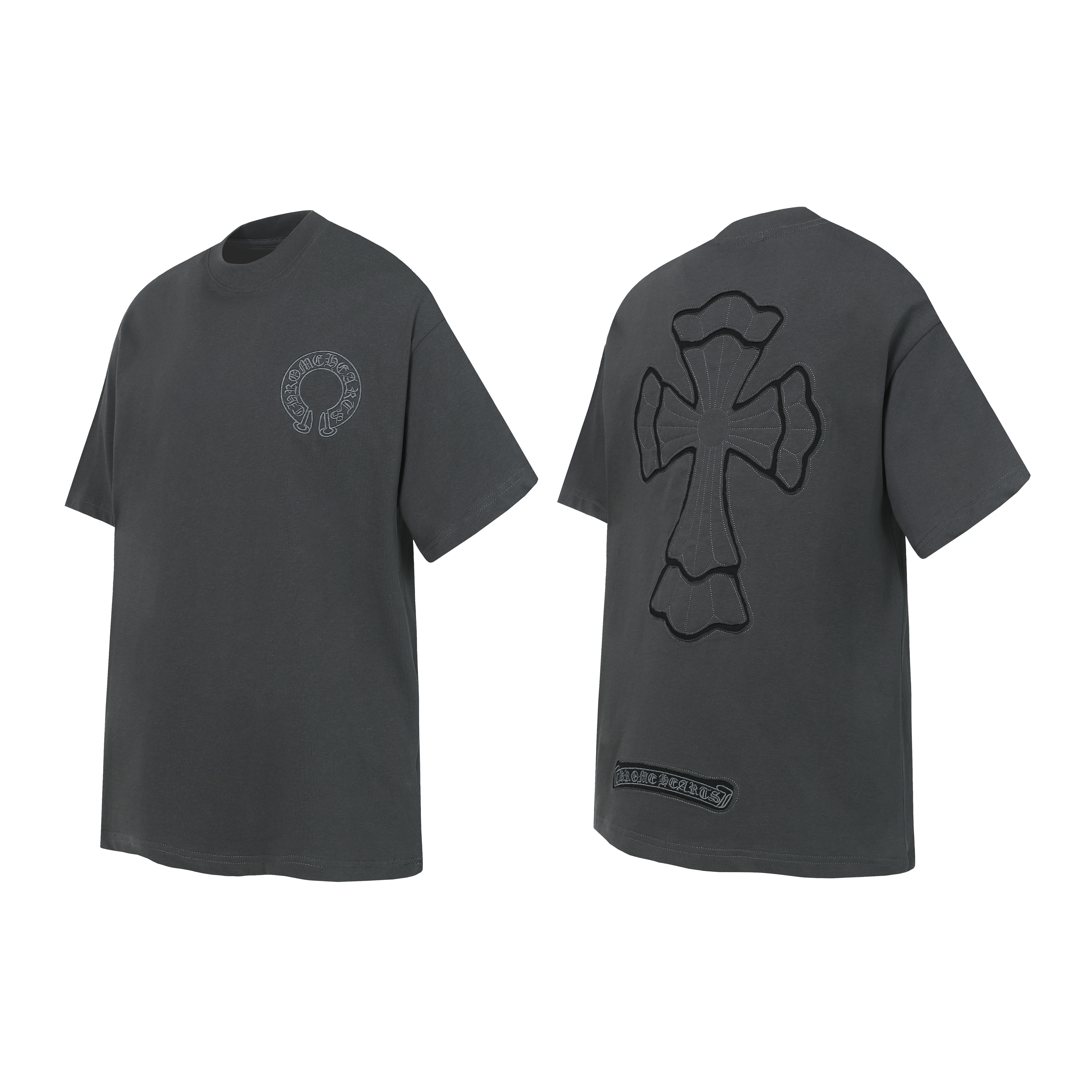 Chrome Hearts T-Shirt 2215 Black White Grey P130