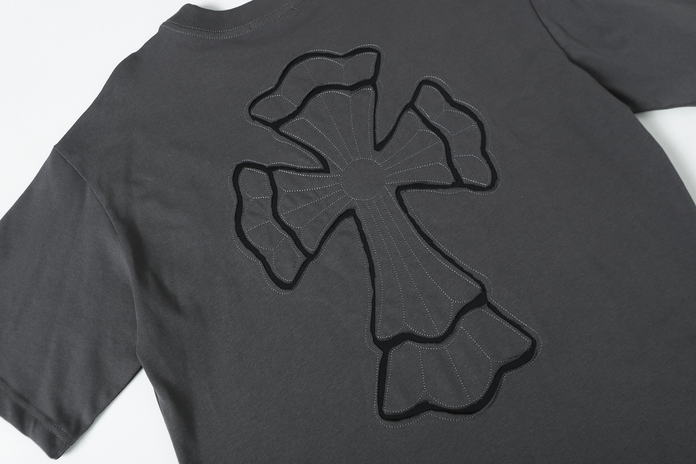 Chrome Hearts T-Shirt 2215 Black White Grey P130