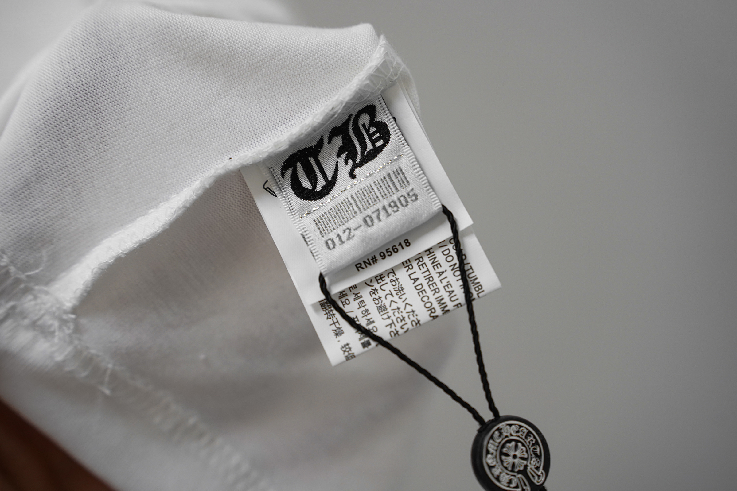 Chrome Hearts T-Shirt 2215 Black White Grey P130