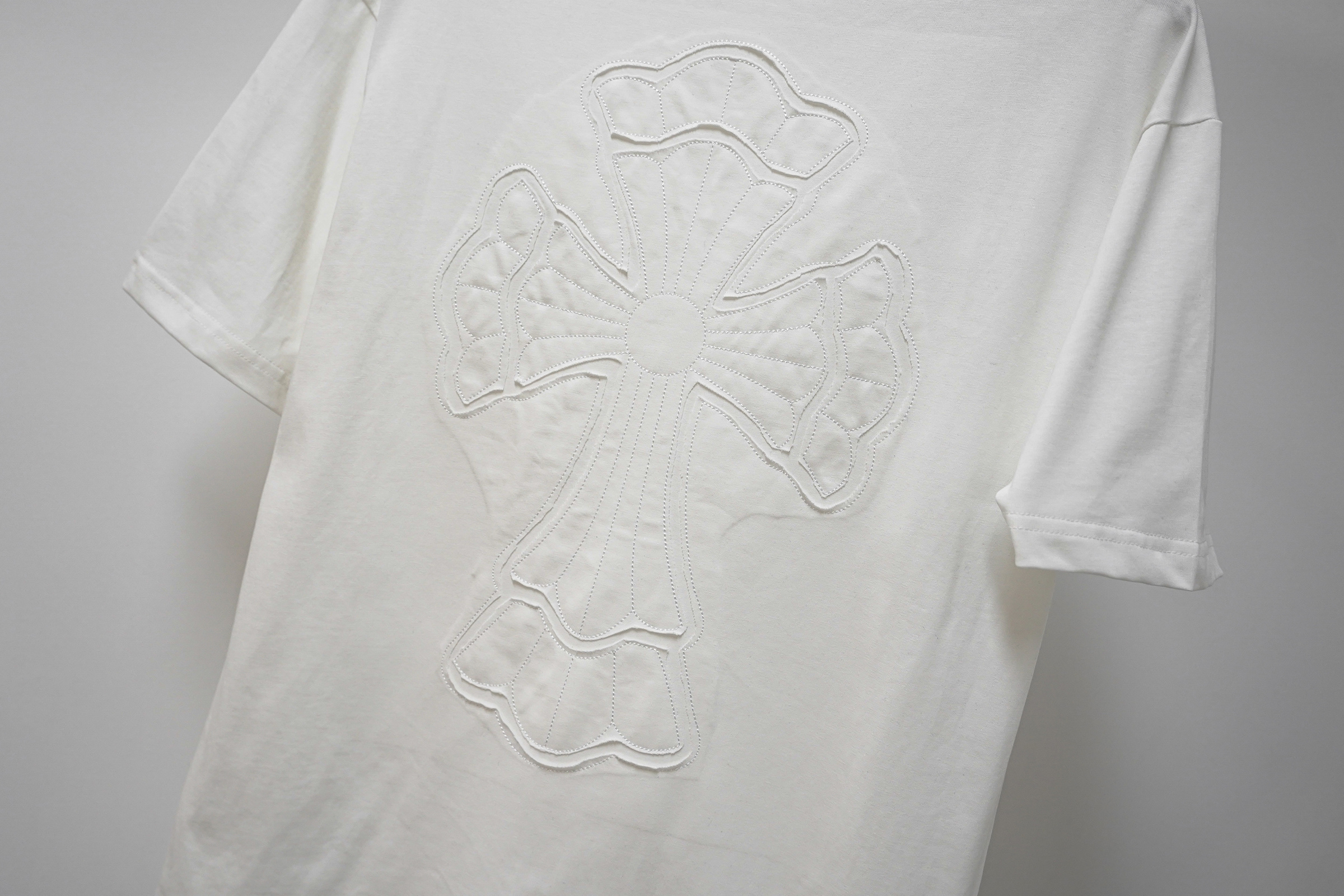 Chrome Hearts T-Shirt 2215 Black White Grey P130