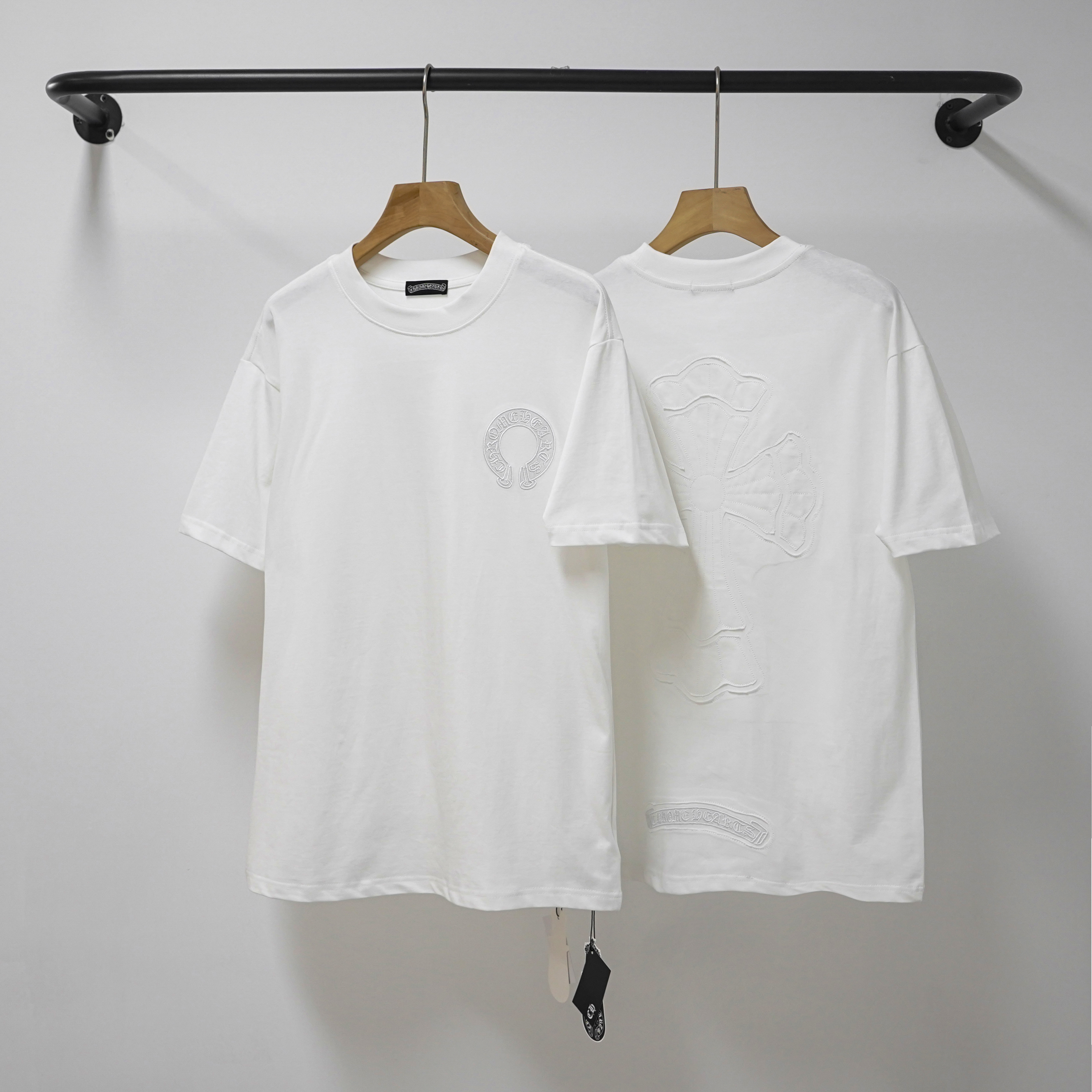 Chrome Hearts T-Shirt 2215 Black White Grey P130