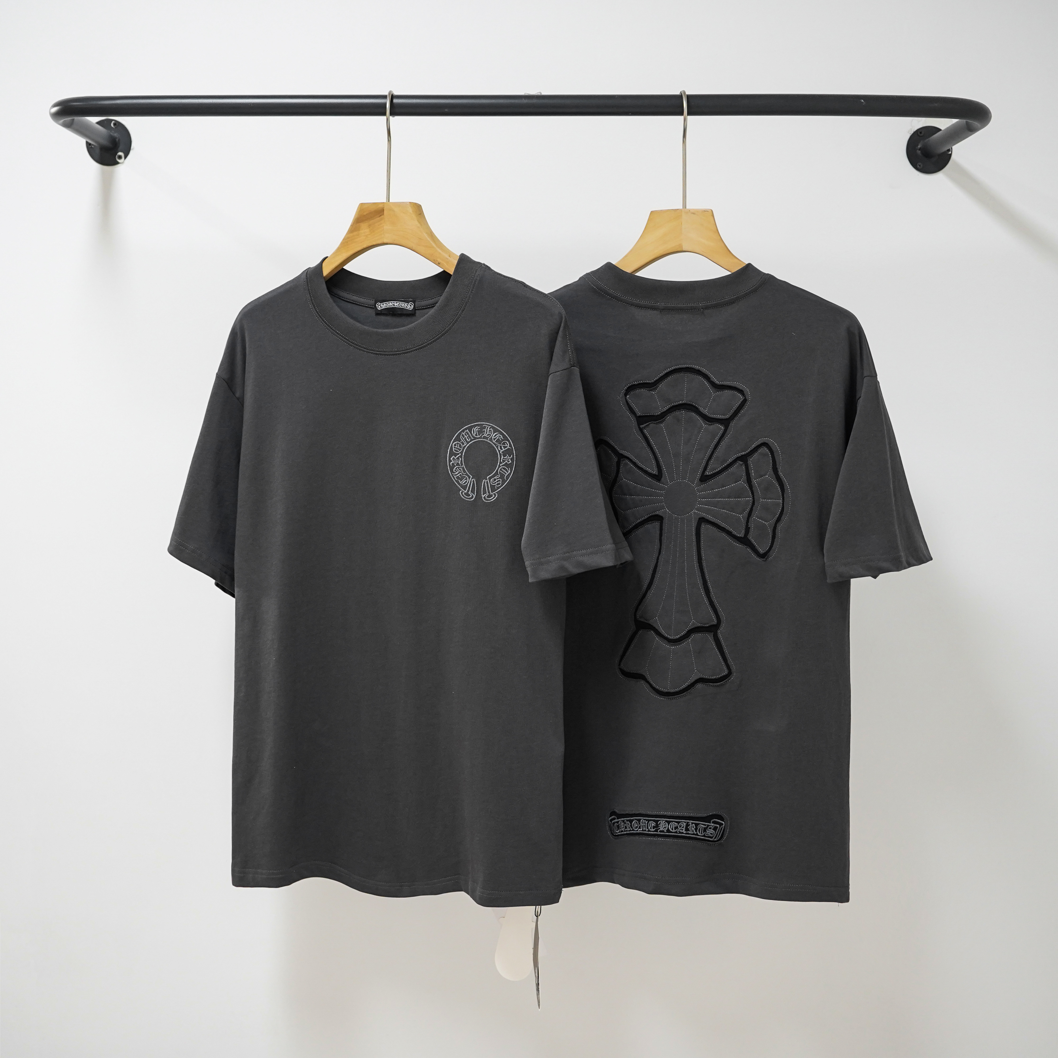 Chrome Hearts T-Shirt 2215 Black White Grey P130