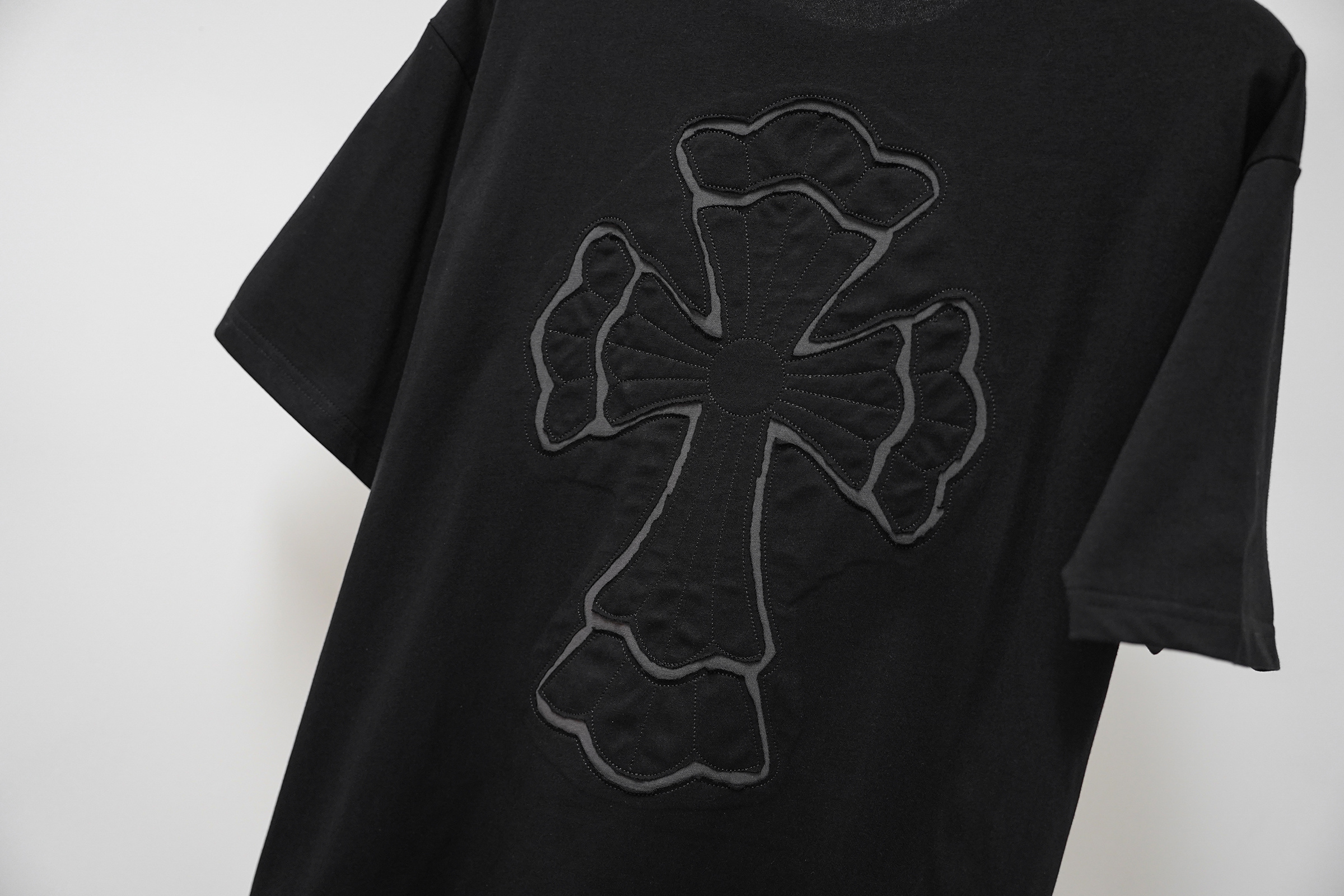 Chrome Hearts T-Shirt 2215 Black White Grey P130