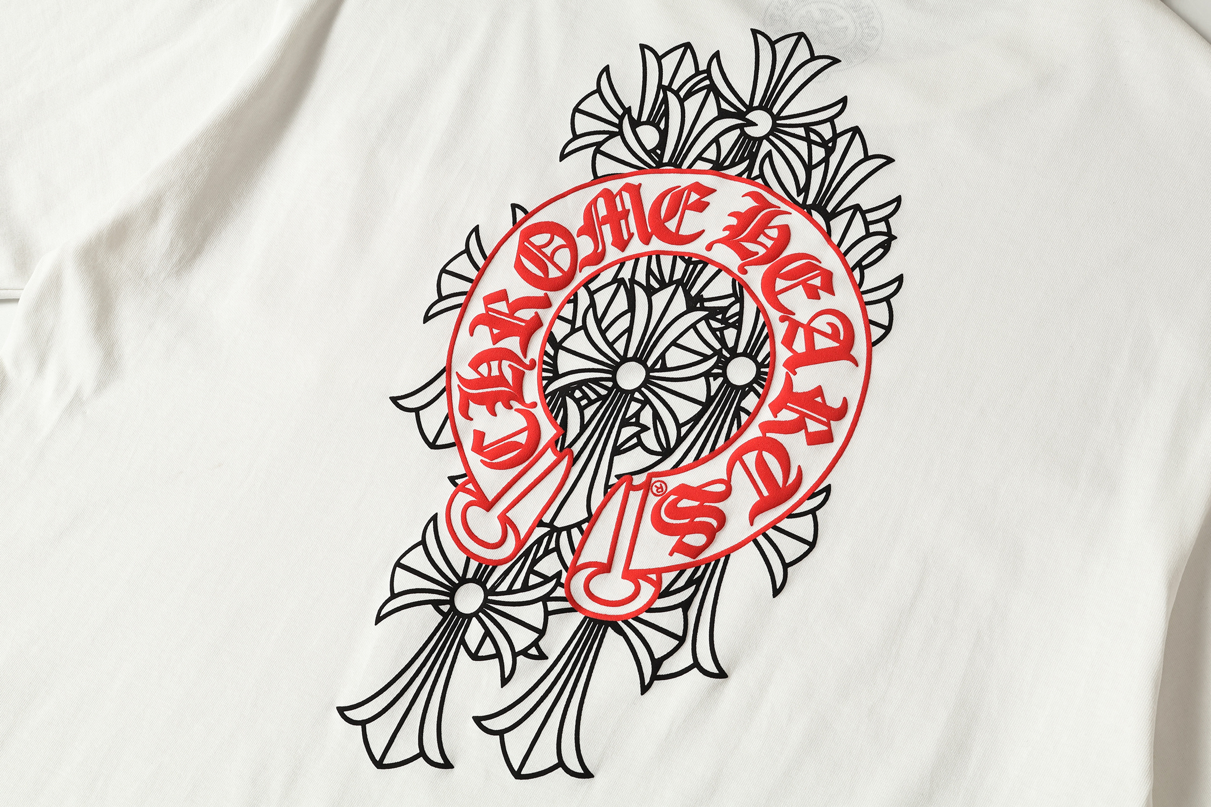 Chrome Hearts T-Shirt 2221 Black White Pink P130