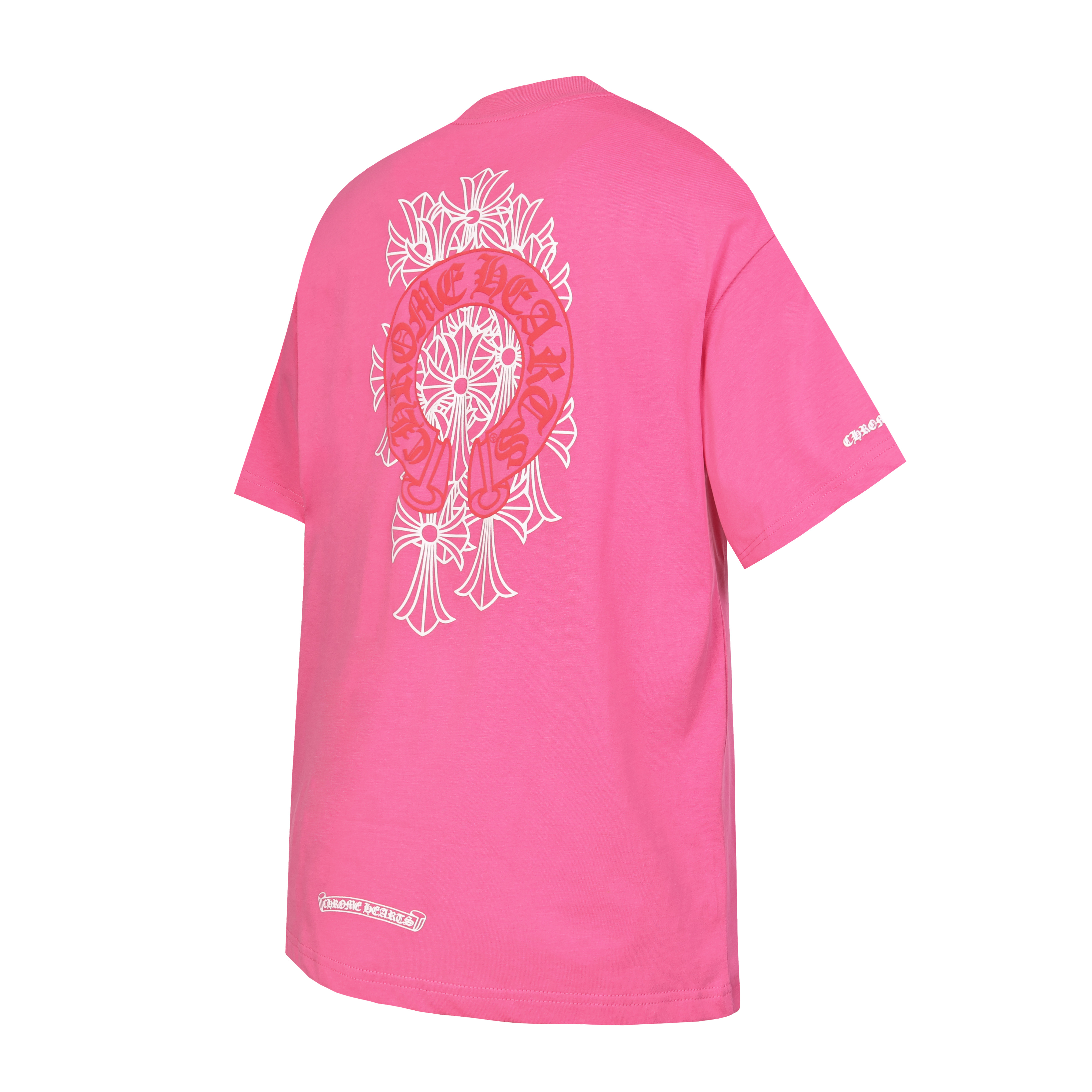 Chrome Hearts T-Shirt 2221 Black White Pink P130