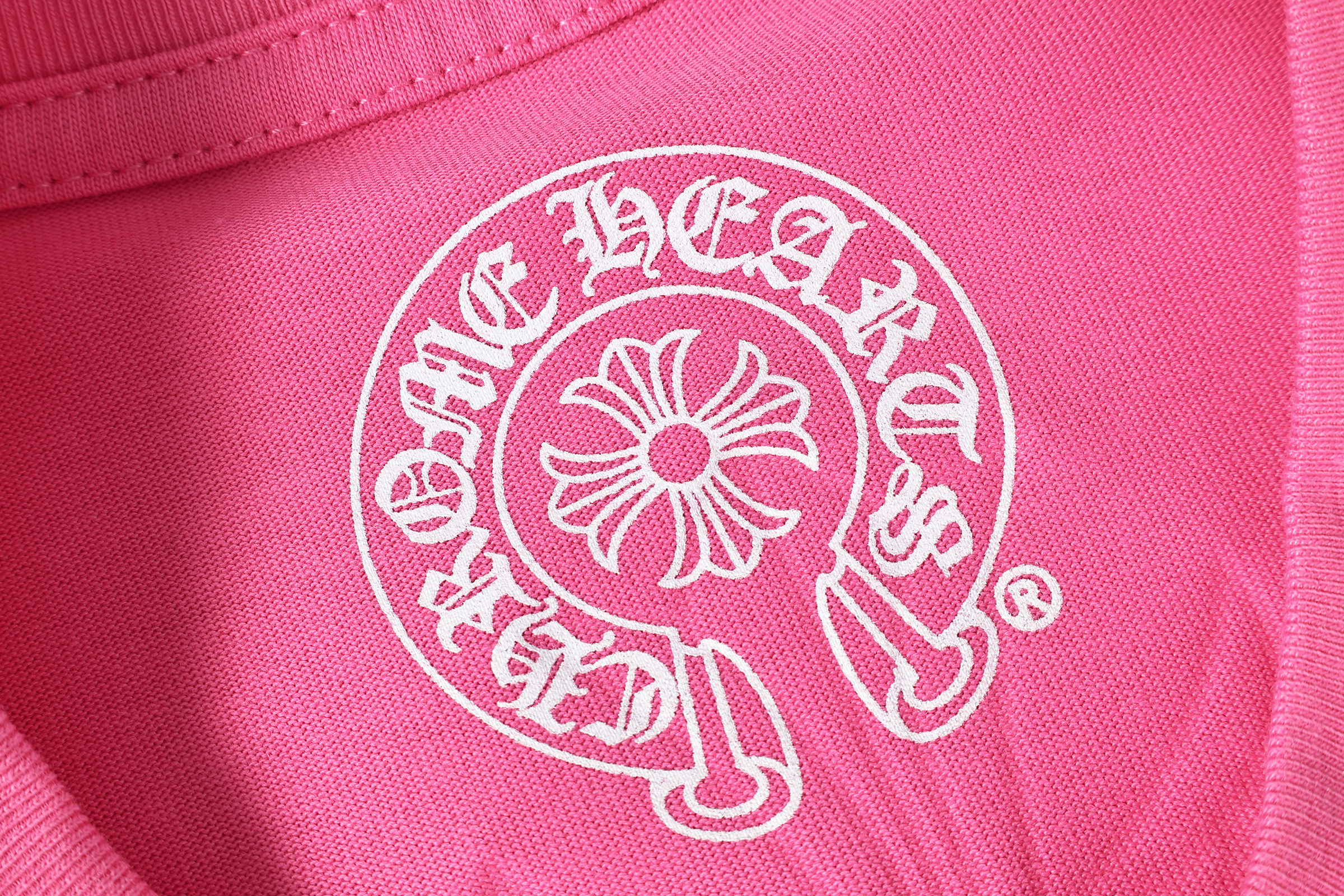 Chrome Hearts T-Shirt 2221 Black White Pink P130