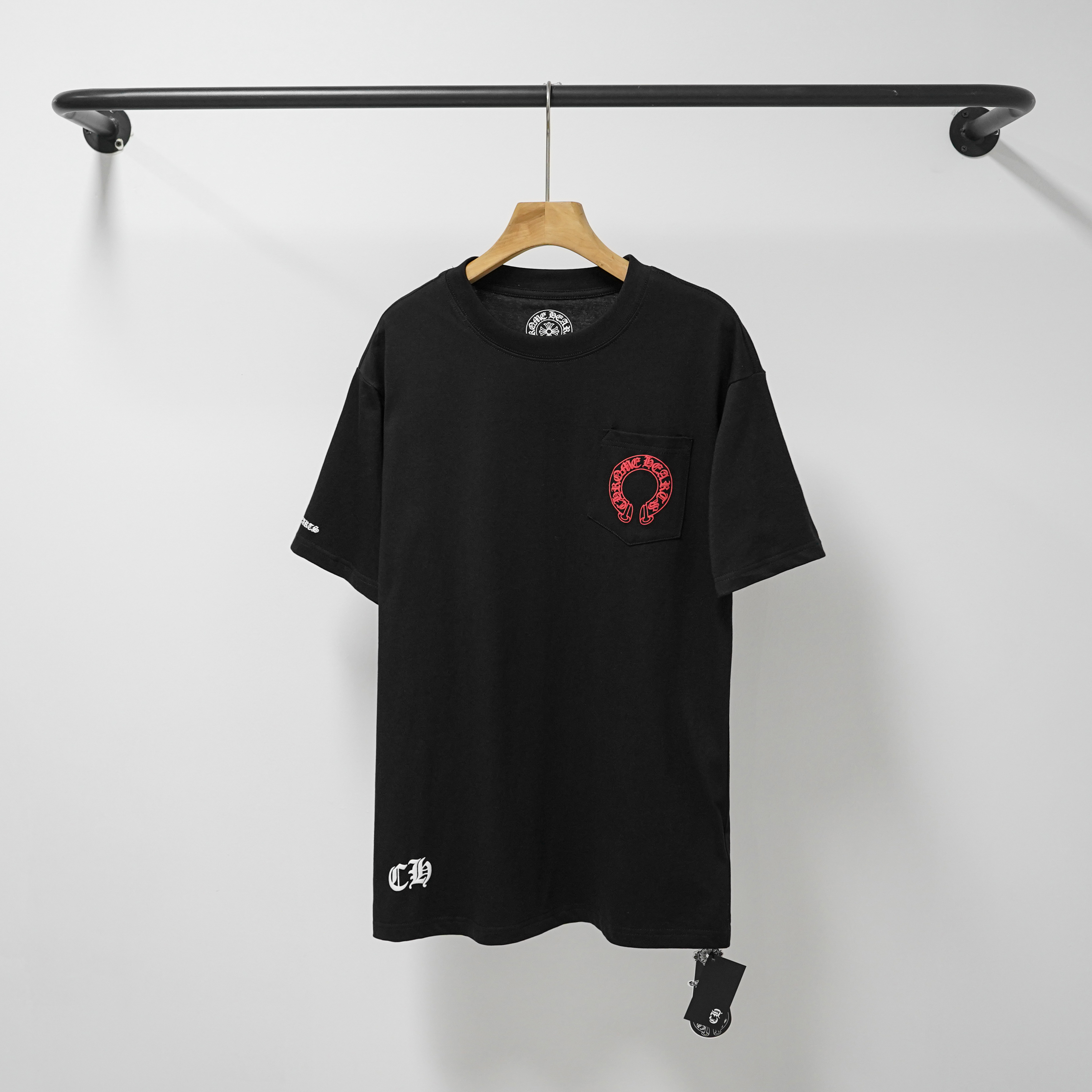 Chrome Hearts T-Shirt 2221 Black White Pink P130