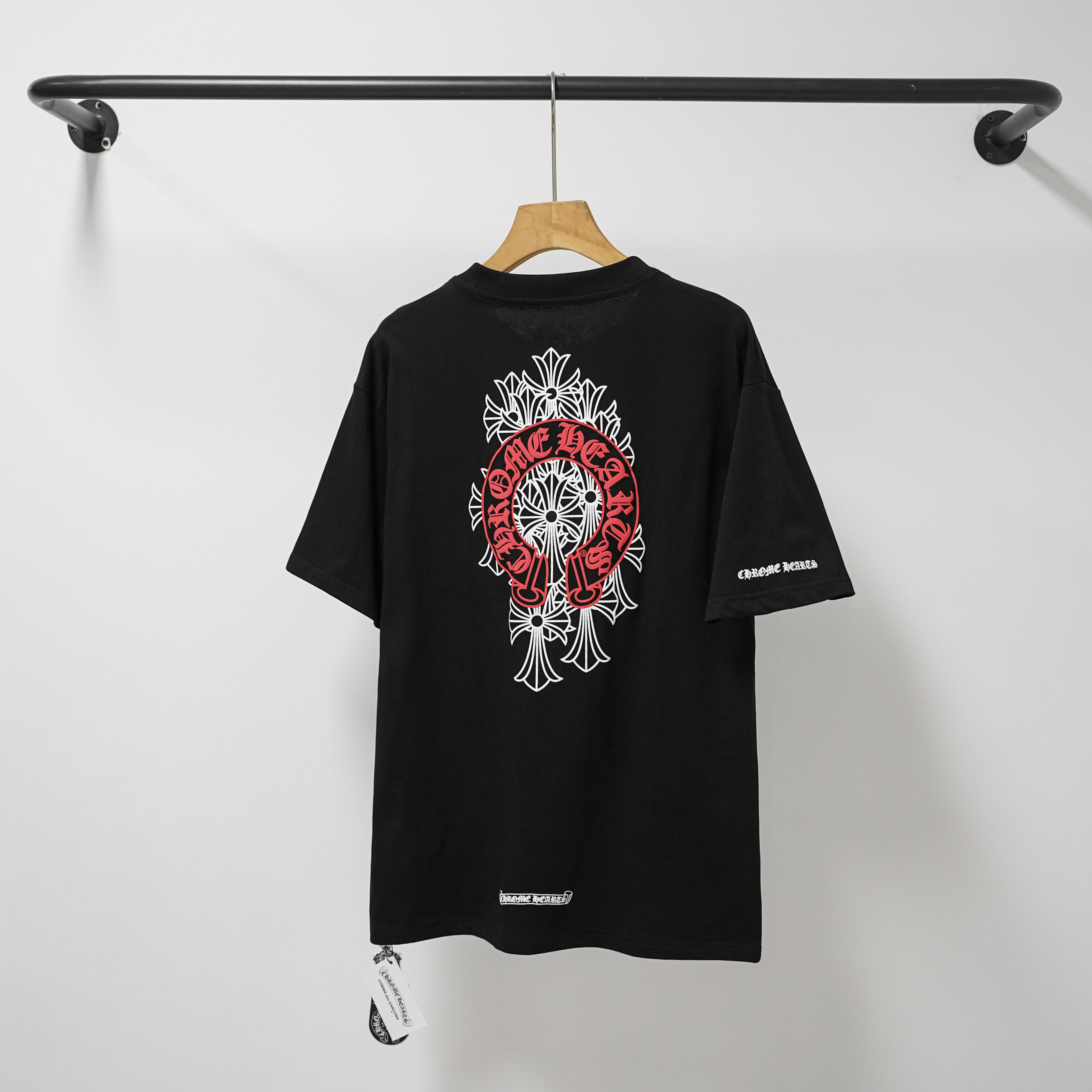 Chrome Hearts T-Shirt 2221 Black White Pink P130