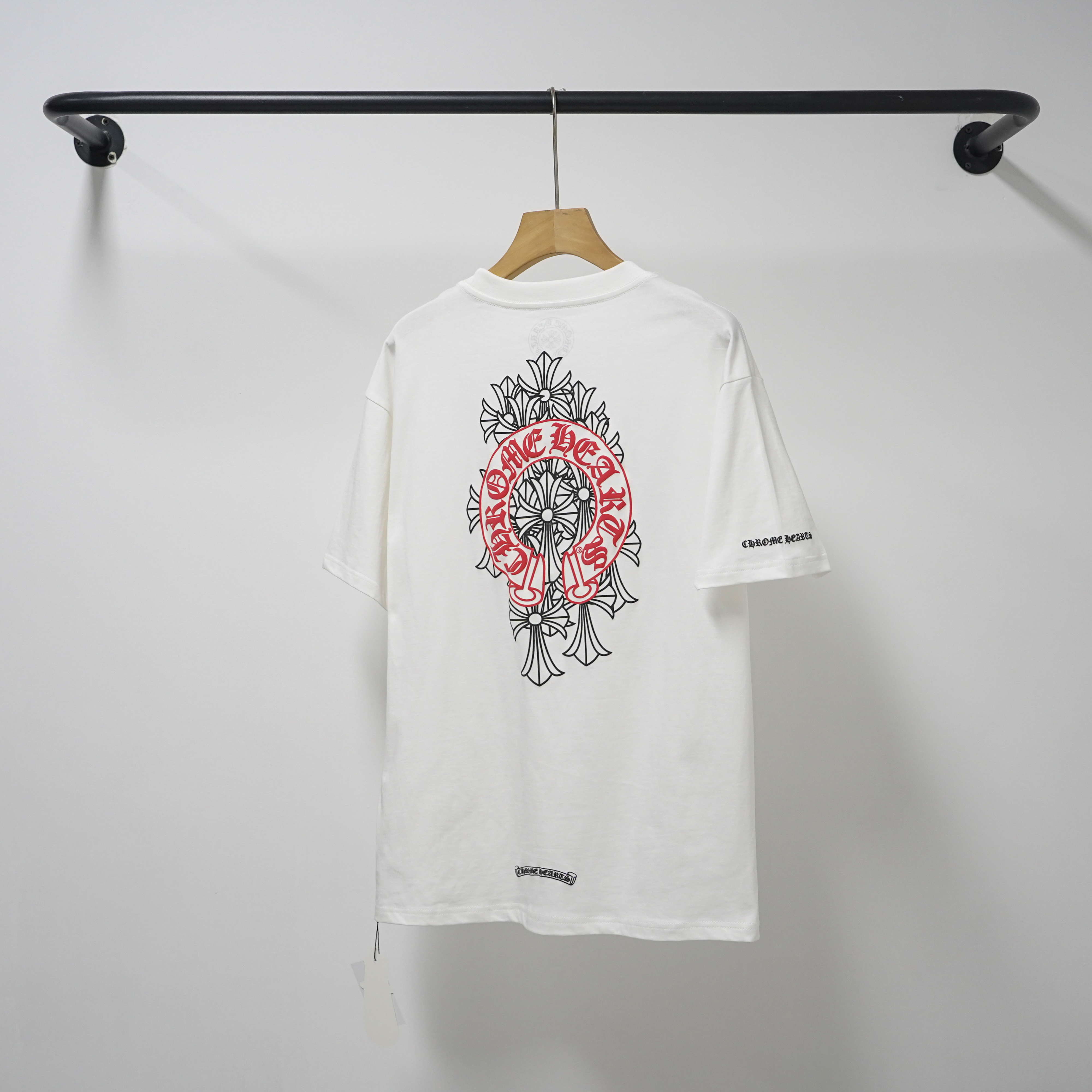 Chrome Hearts T-Shirt 2221 Black White Pink P130