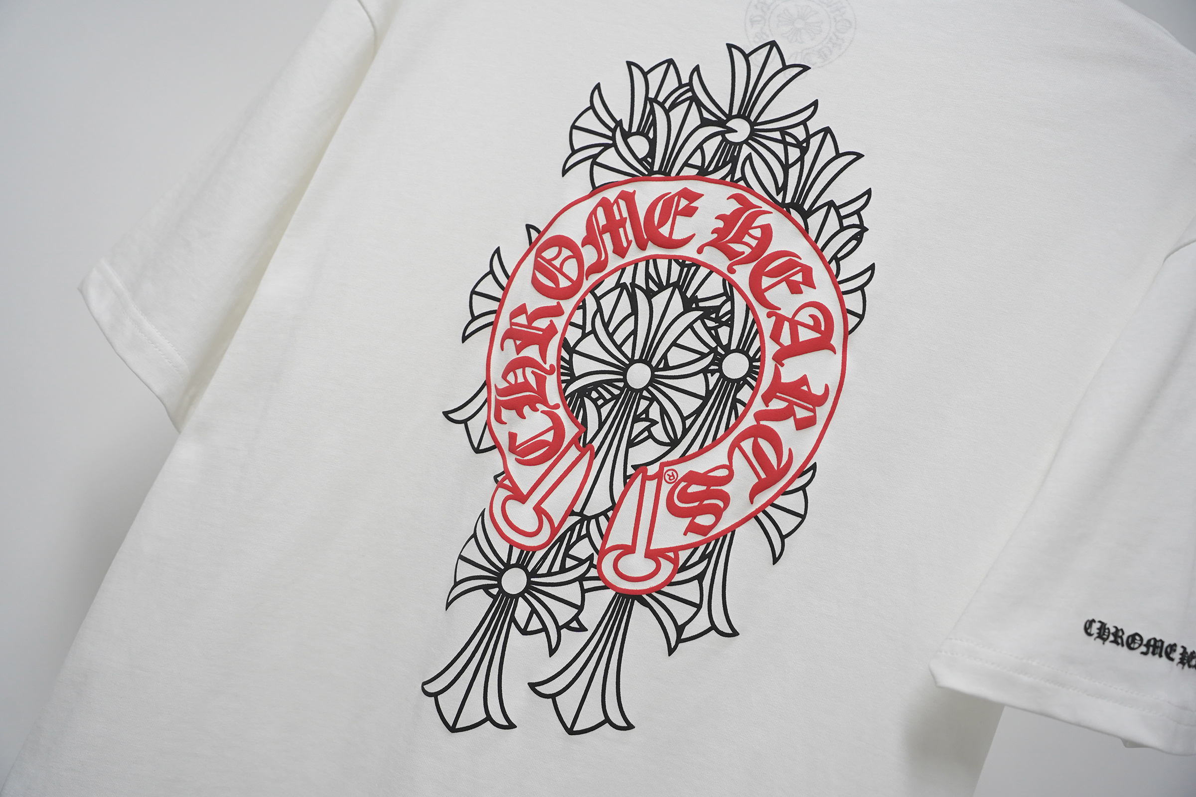 Chrome Hearts T-Shirt 2221 Black White Pink P130