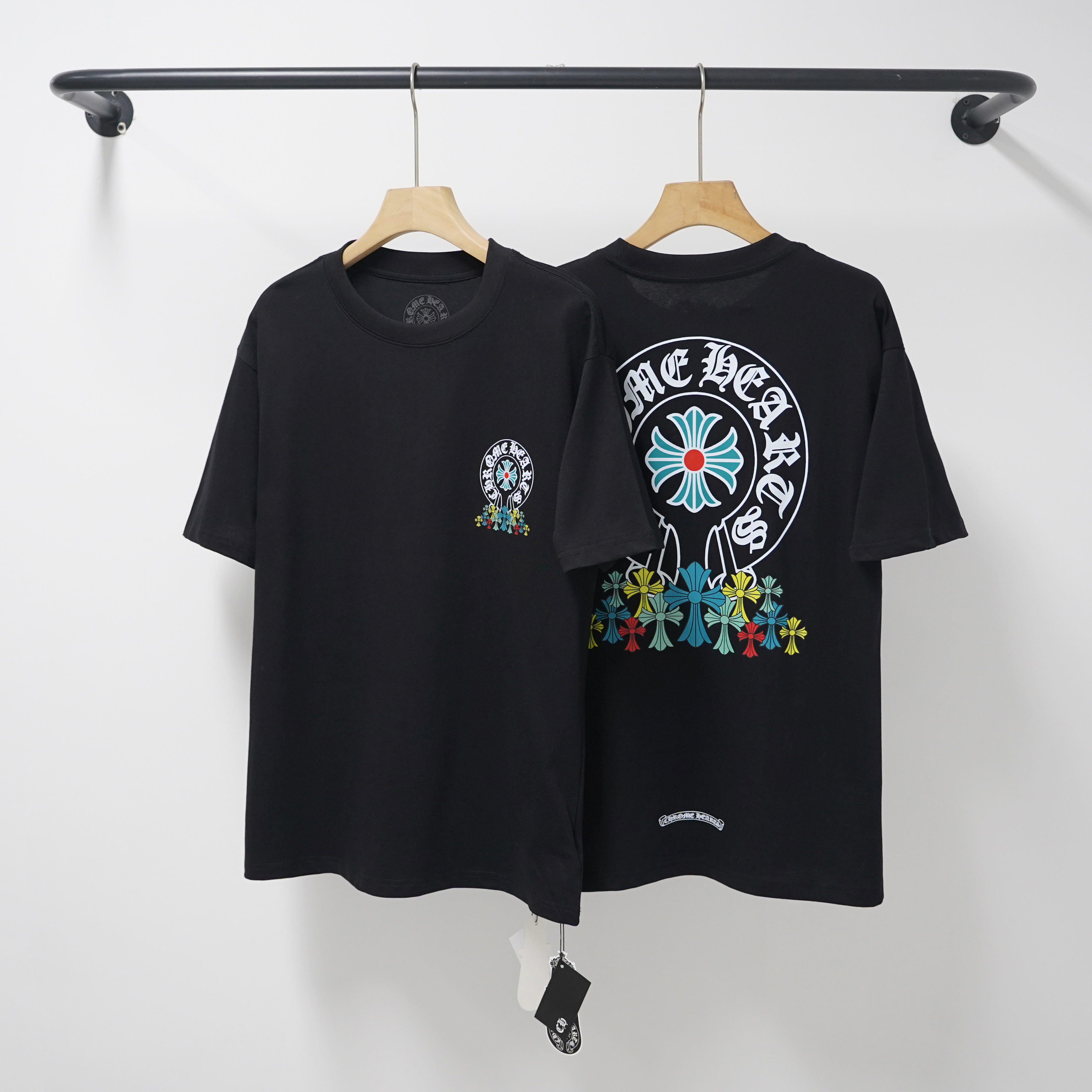 Chrome Hearts T-Shirt 2224 Black White P130