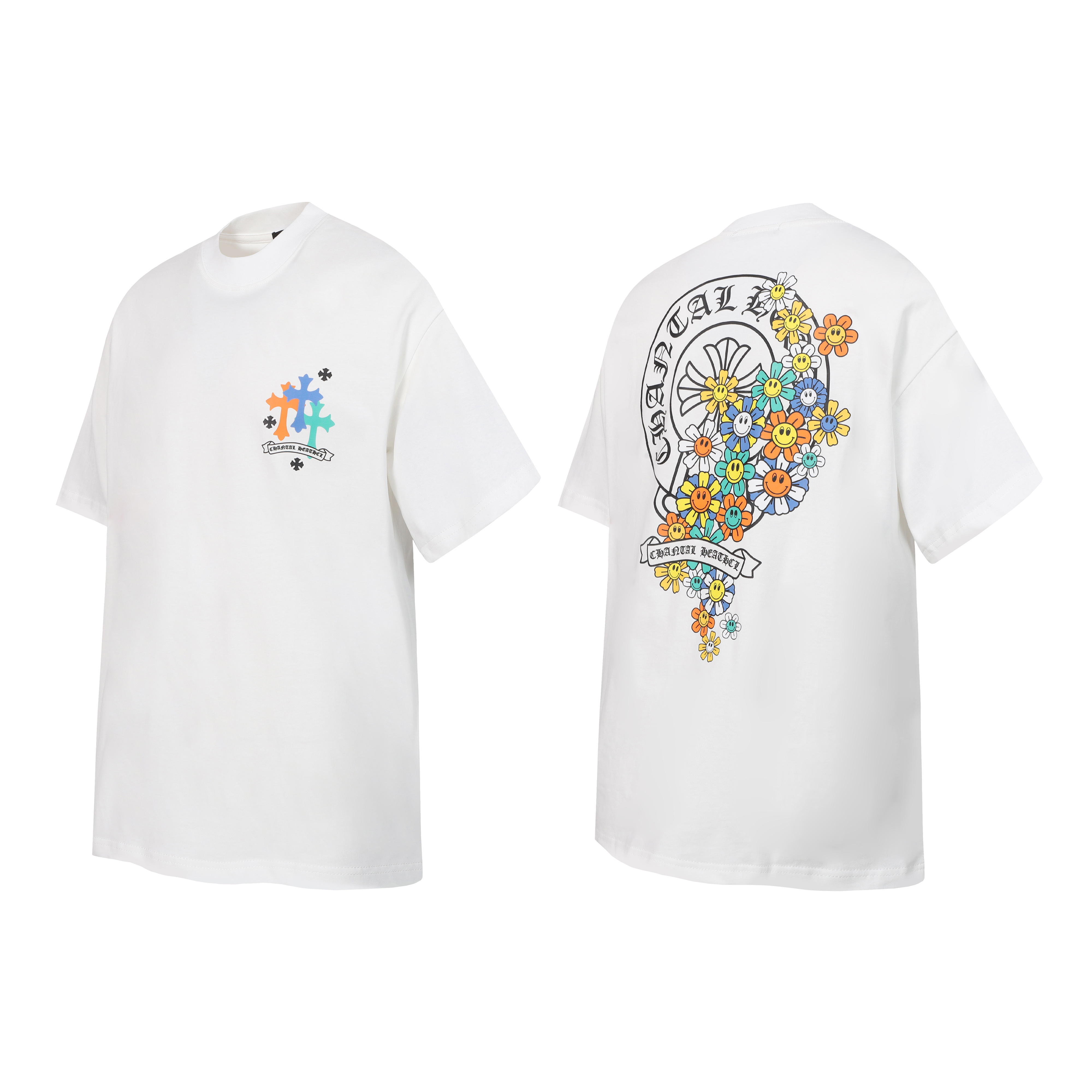 Chrome Hearts T-Shirt 2225 Black White P130