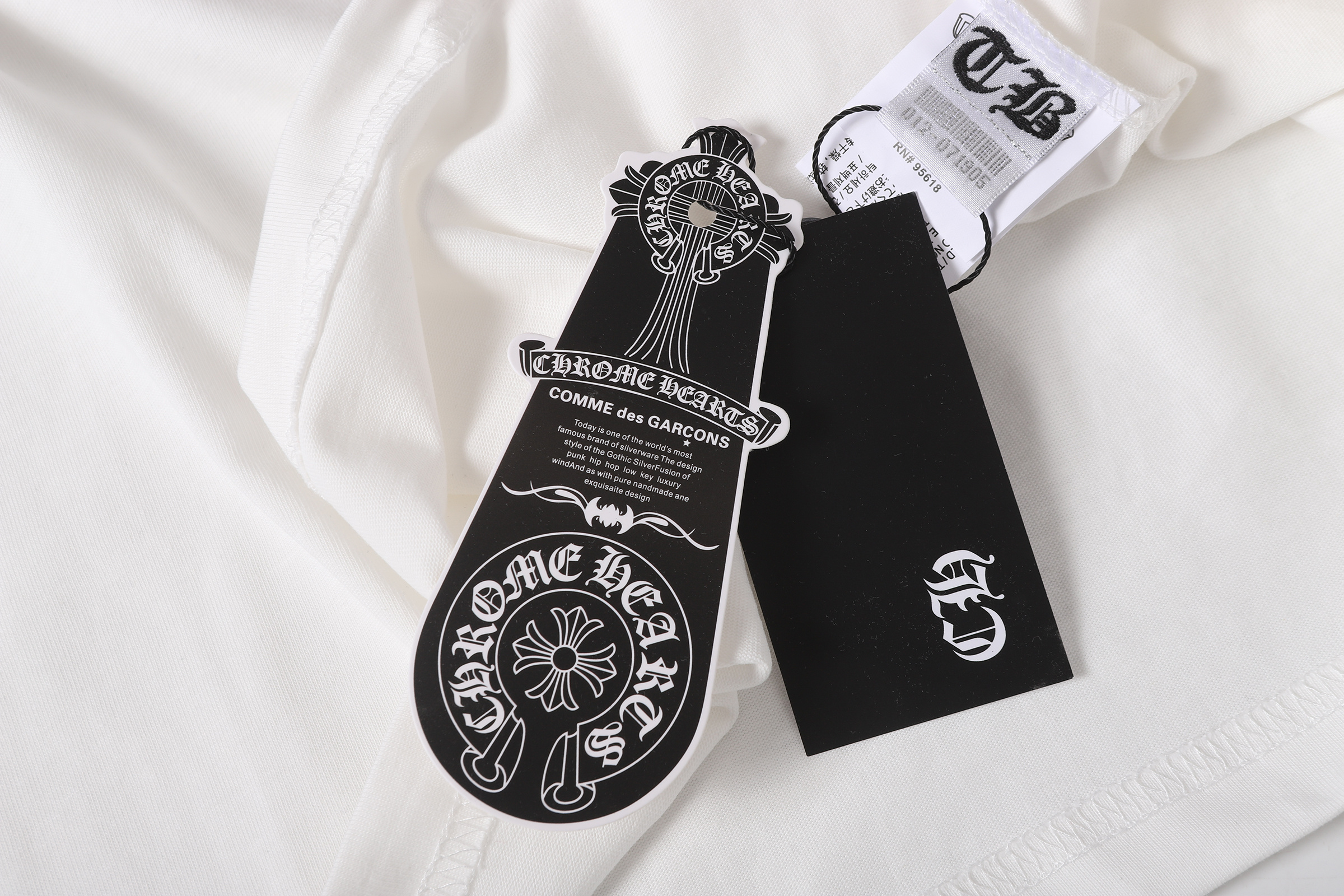 Chrome Hearts T-Shirt 2225 Black White P130