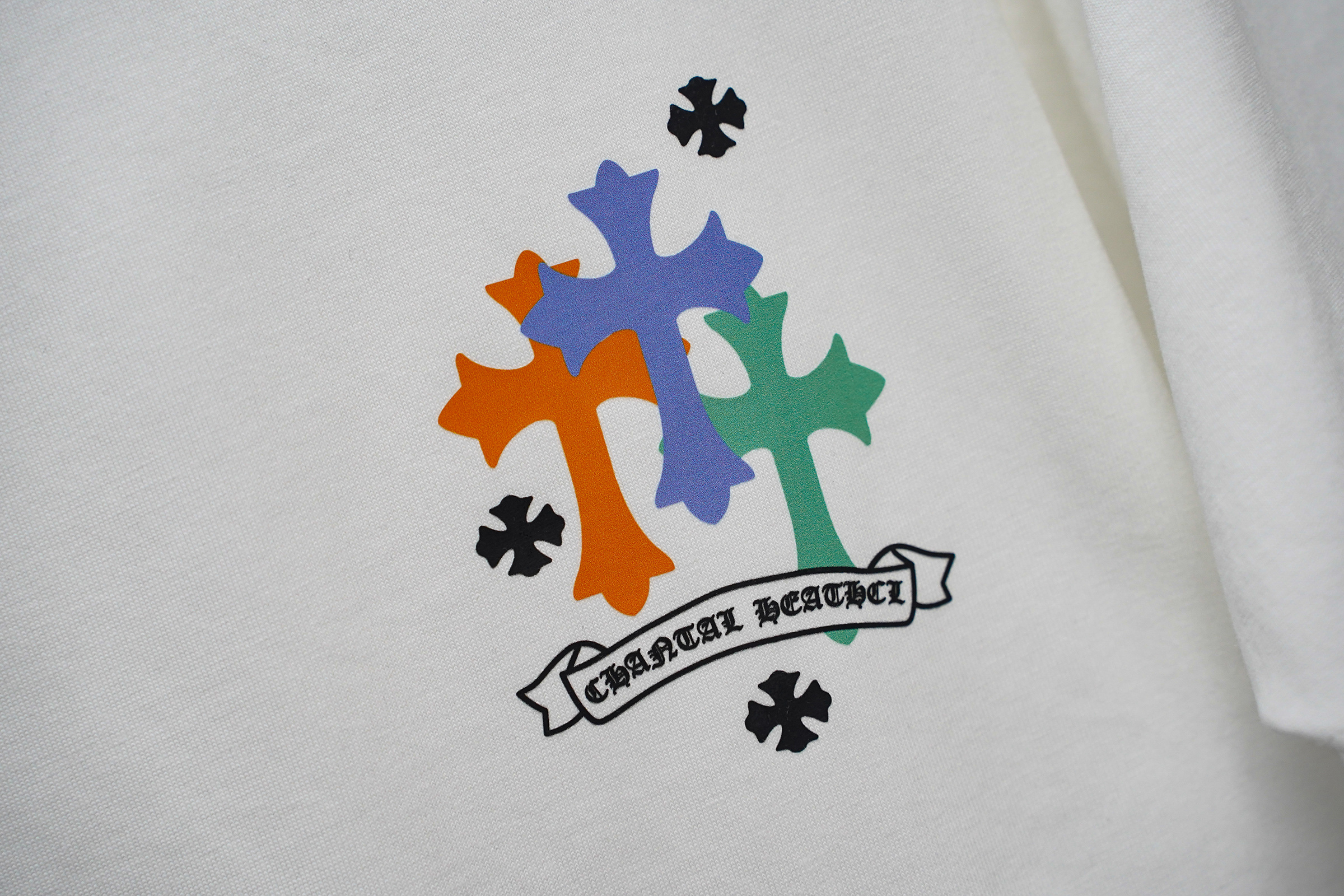 Chrome Hearts T-Shirt 2225 Black White P130