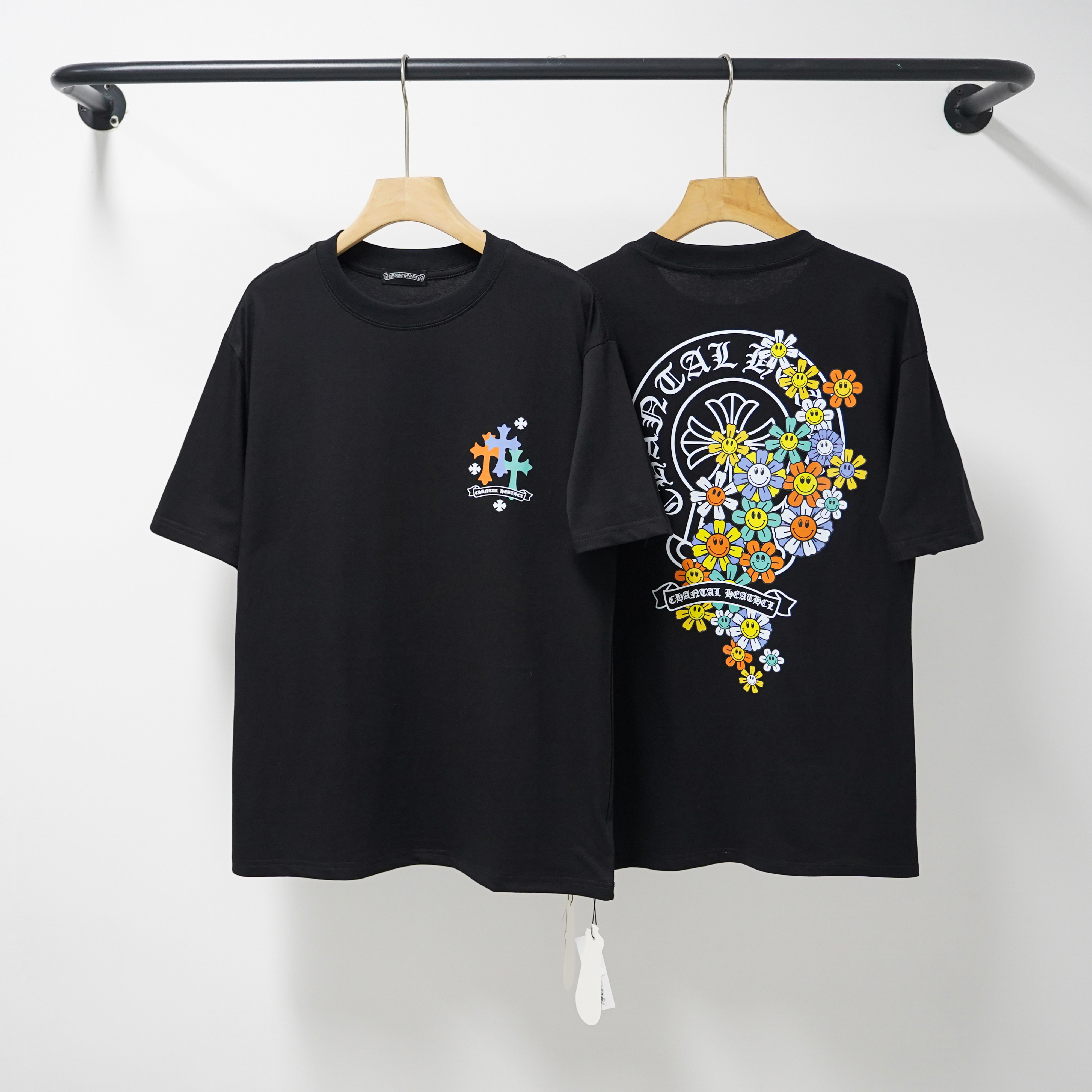 Chrome Hearts T-Shirt 2225 Black White P130