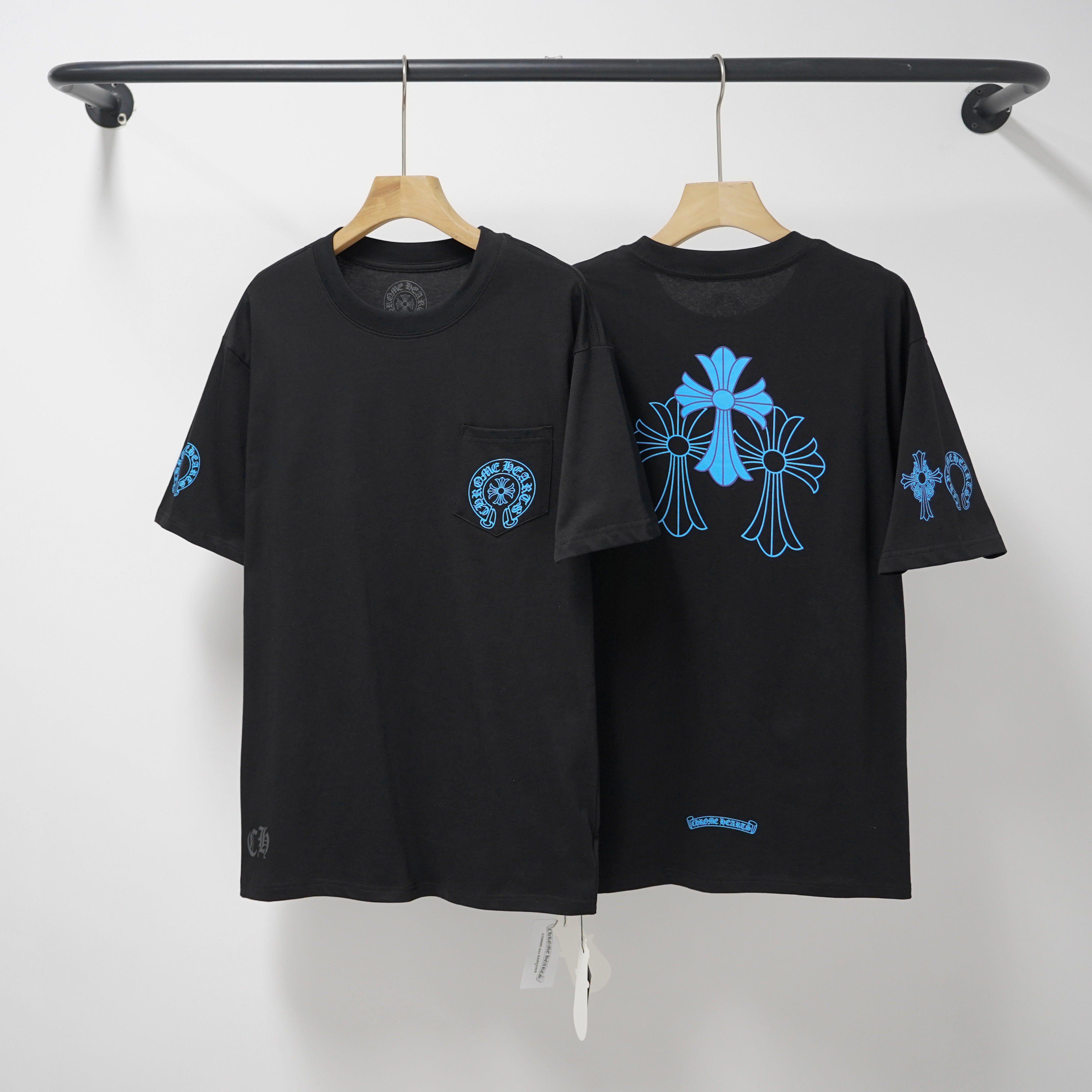Chrome Hearts T-Shirt 2228 Black White P130