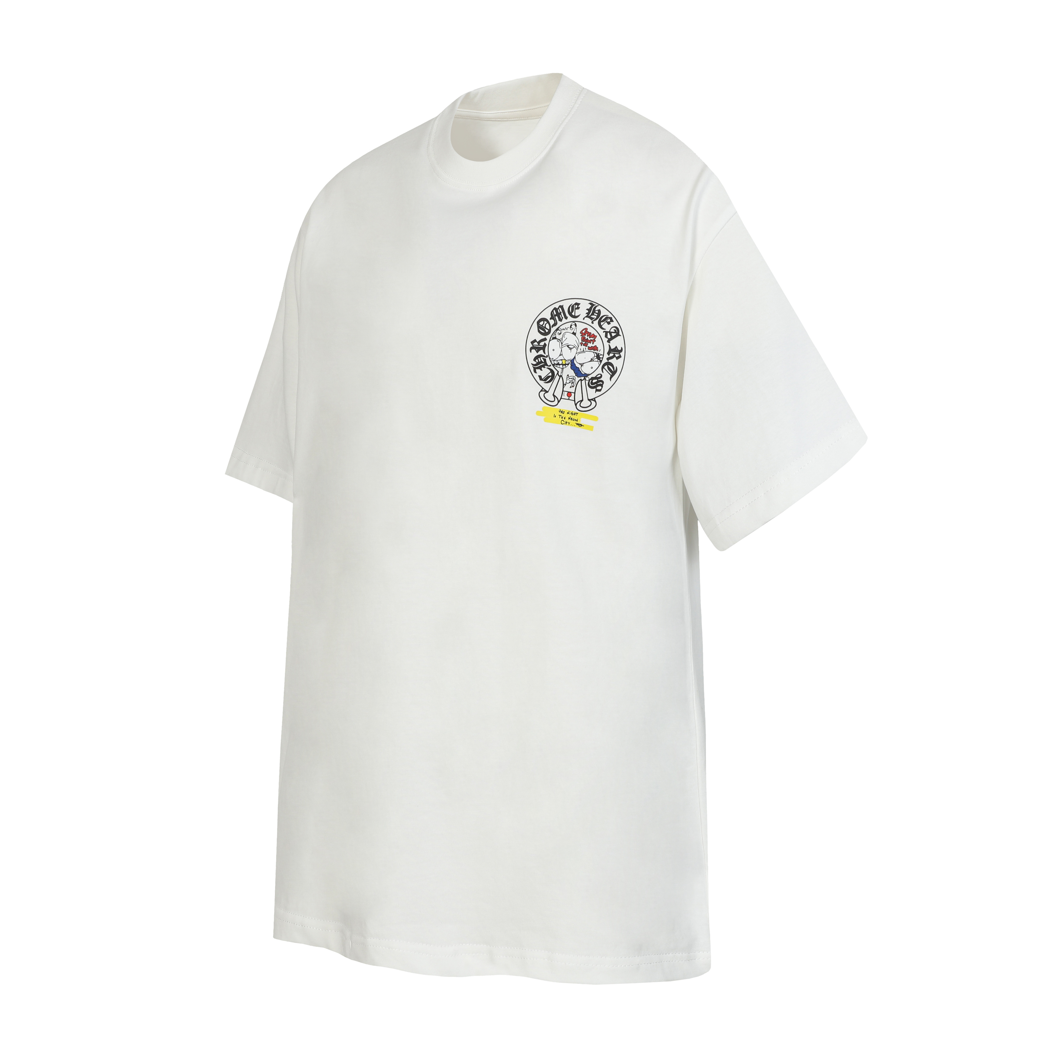 Chrome Hearts T-Shirt 2229 Black White P130