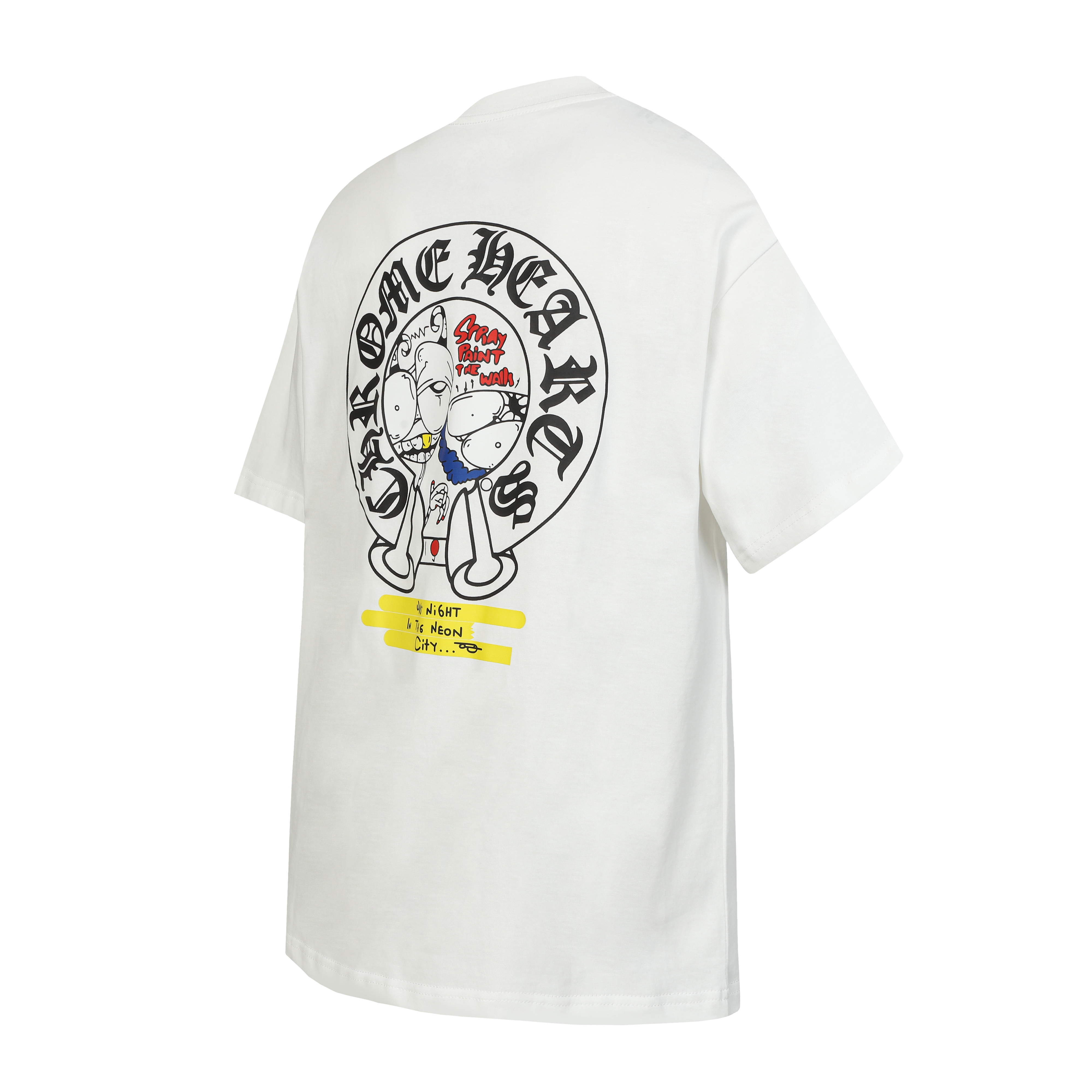 Chrome Hearts T-Shirt 2229 Black White P130
