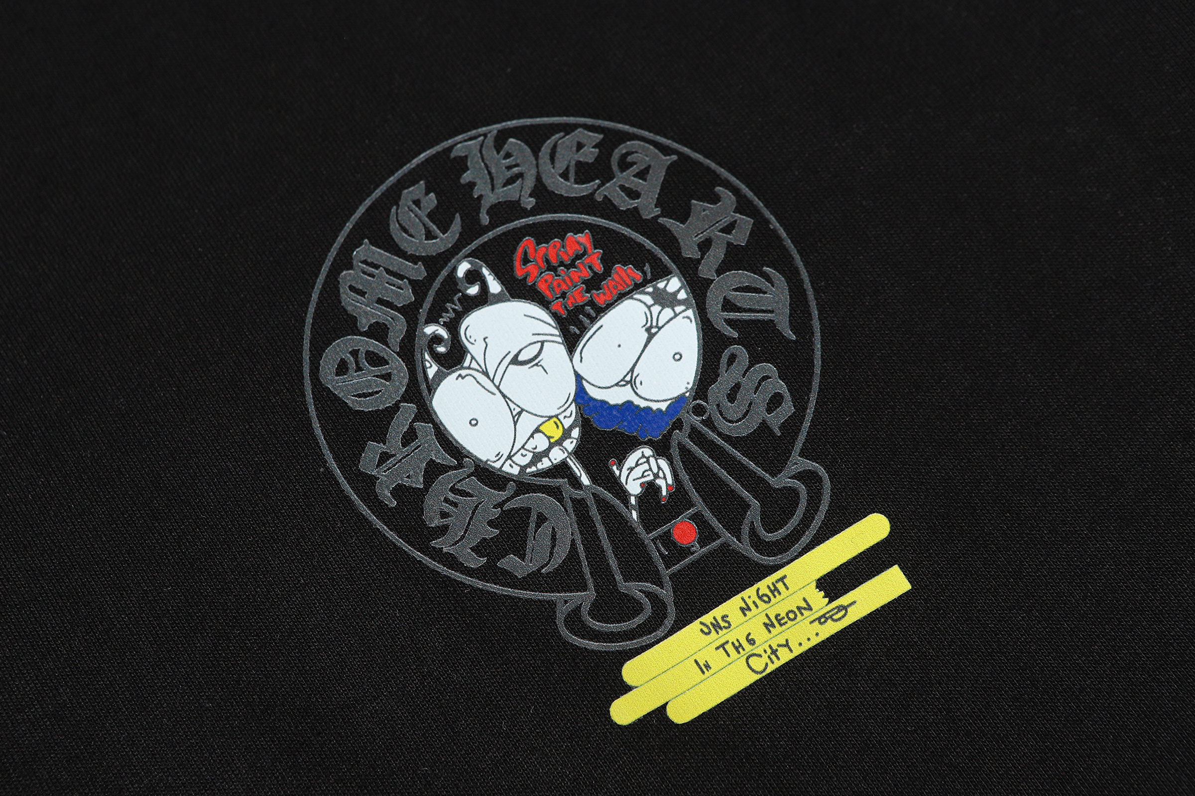 Chrome Hearts T-Shirt 2229 Black White P130