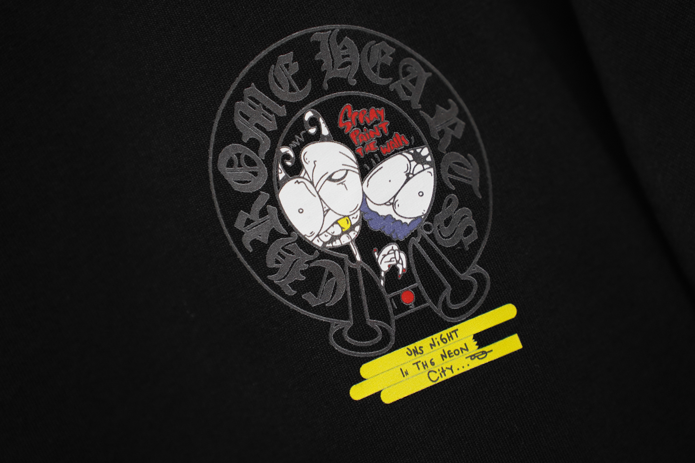 Chrome Hearts T-Shirt 2229 Black White P130