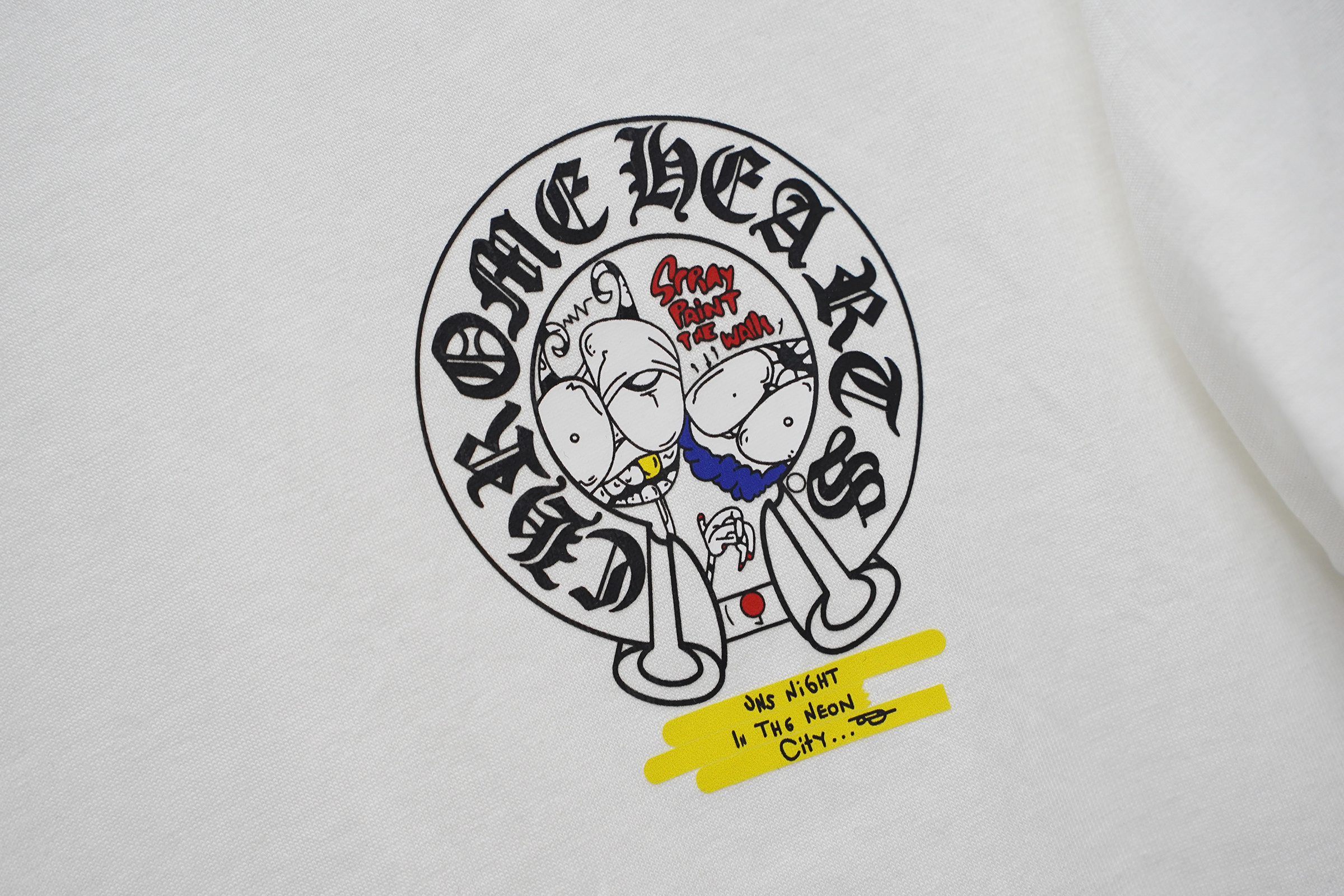 Chrome Hearts T-Shirt 2229 Black White P130