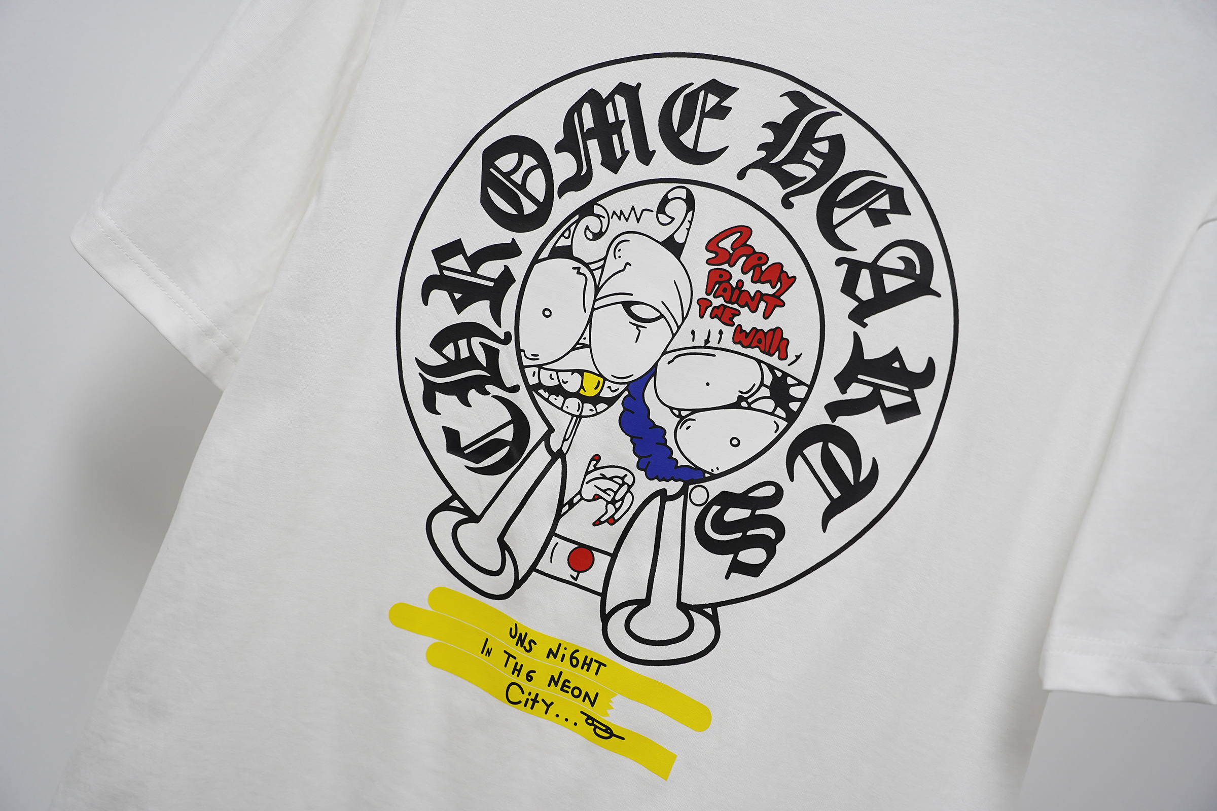 Chrome Hearts T-Shirt 2229 Black White P130