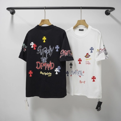 Chrome Hearts T-Shirt 2230 Black White P130 02