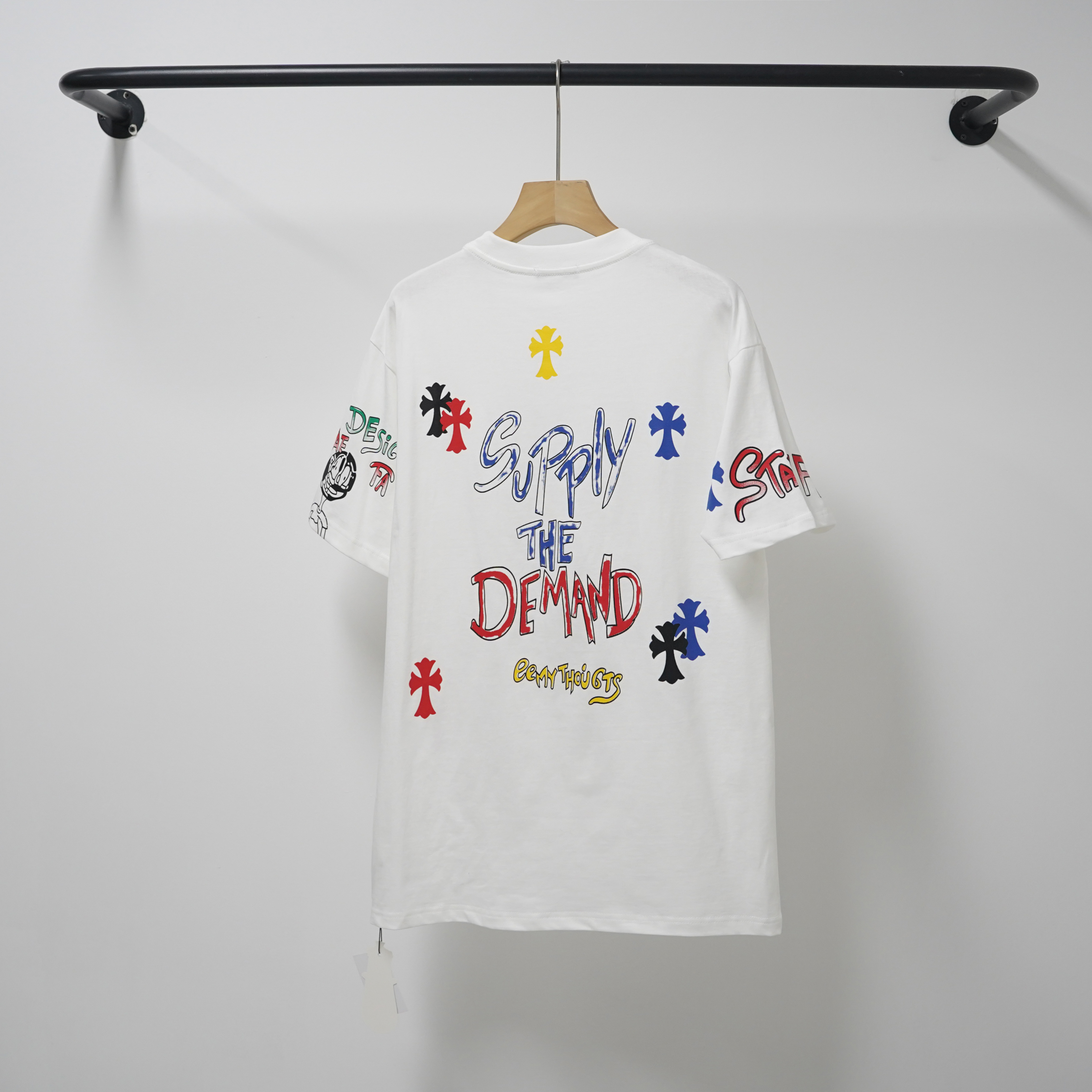Chrome Hearts T-Shirt 2230 Black White P130