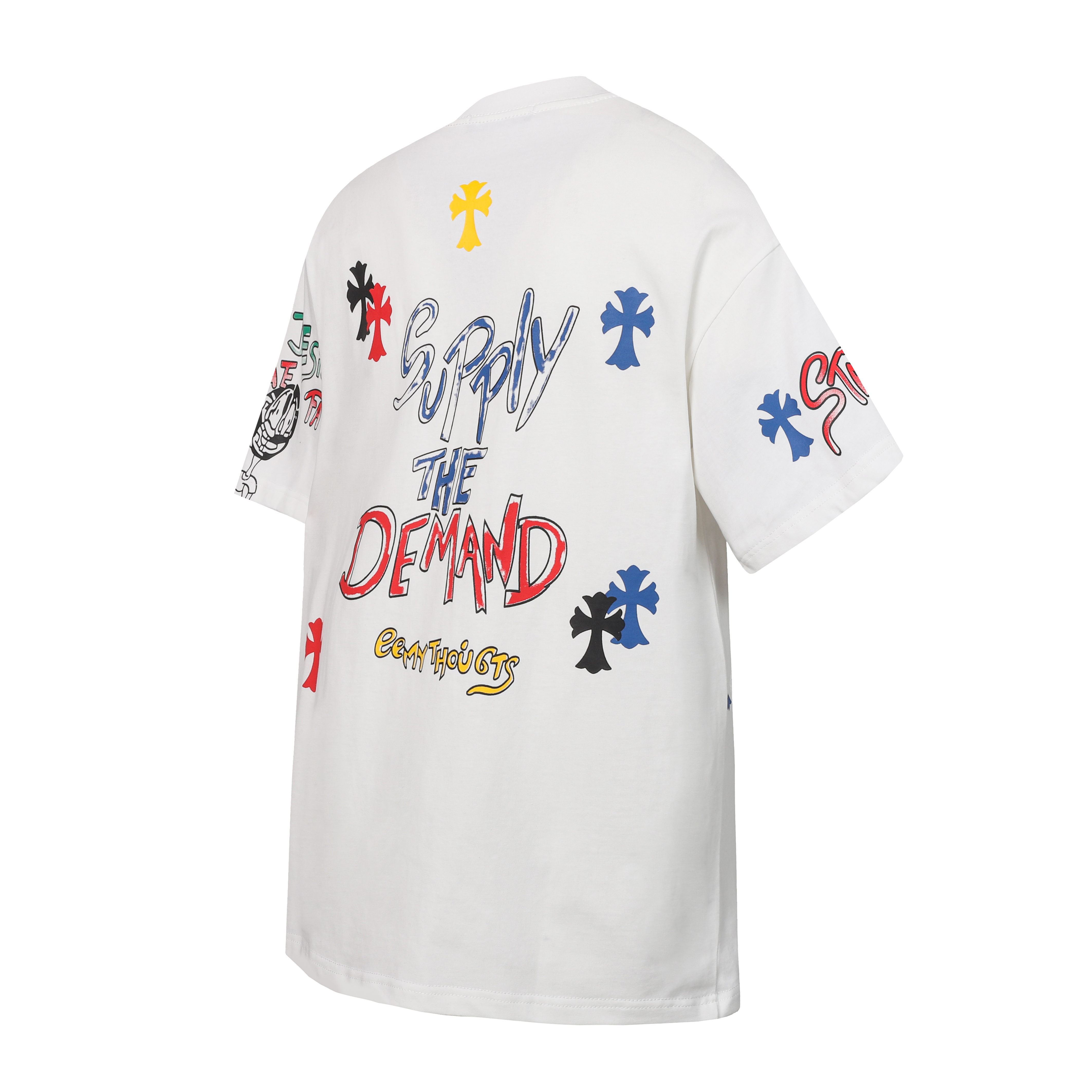 Chrome Hearts T-Shirt 2230 Black White P130