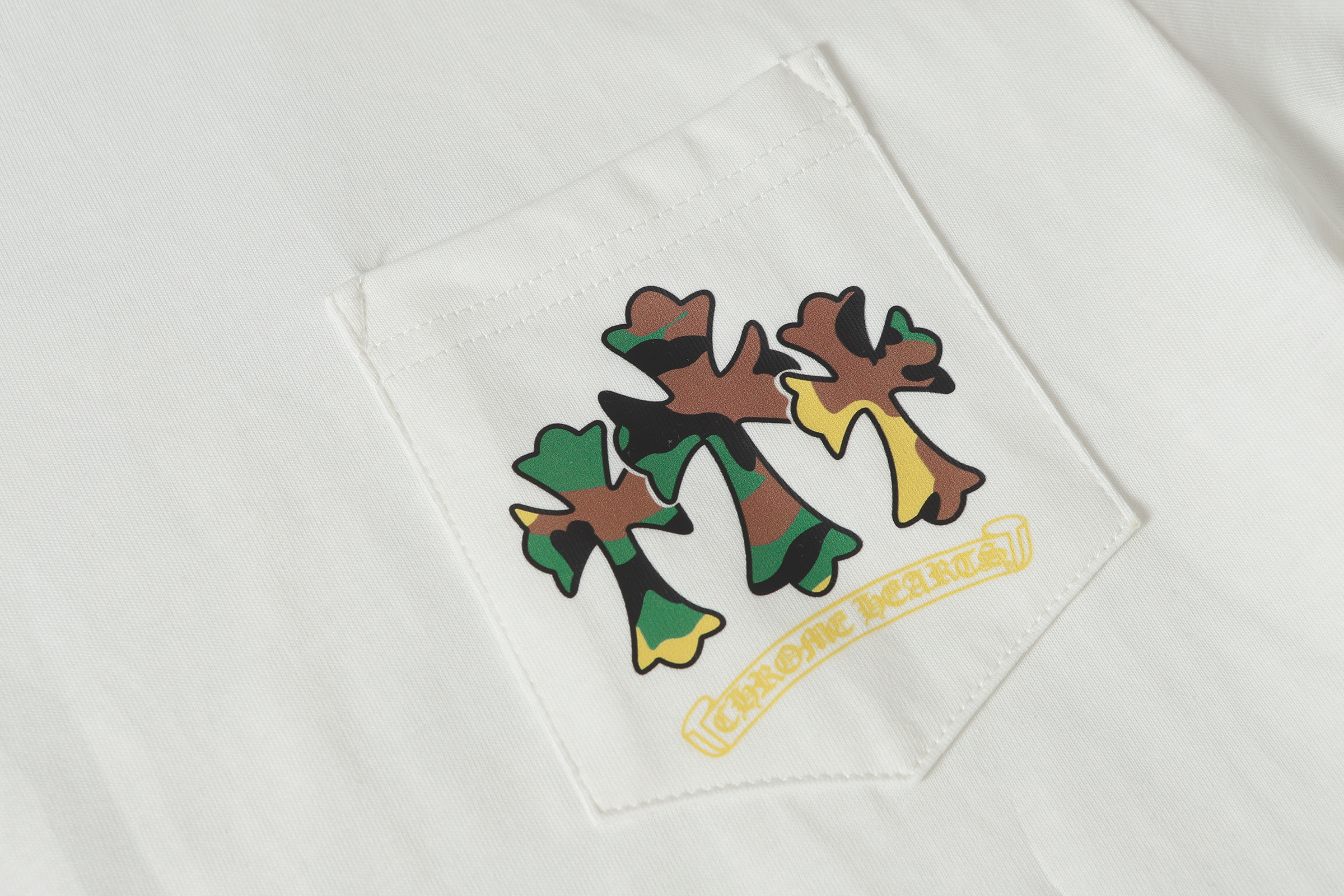 Chrome Hearts T-Shirt 2231 Black White P130