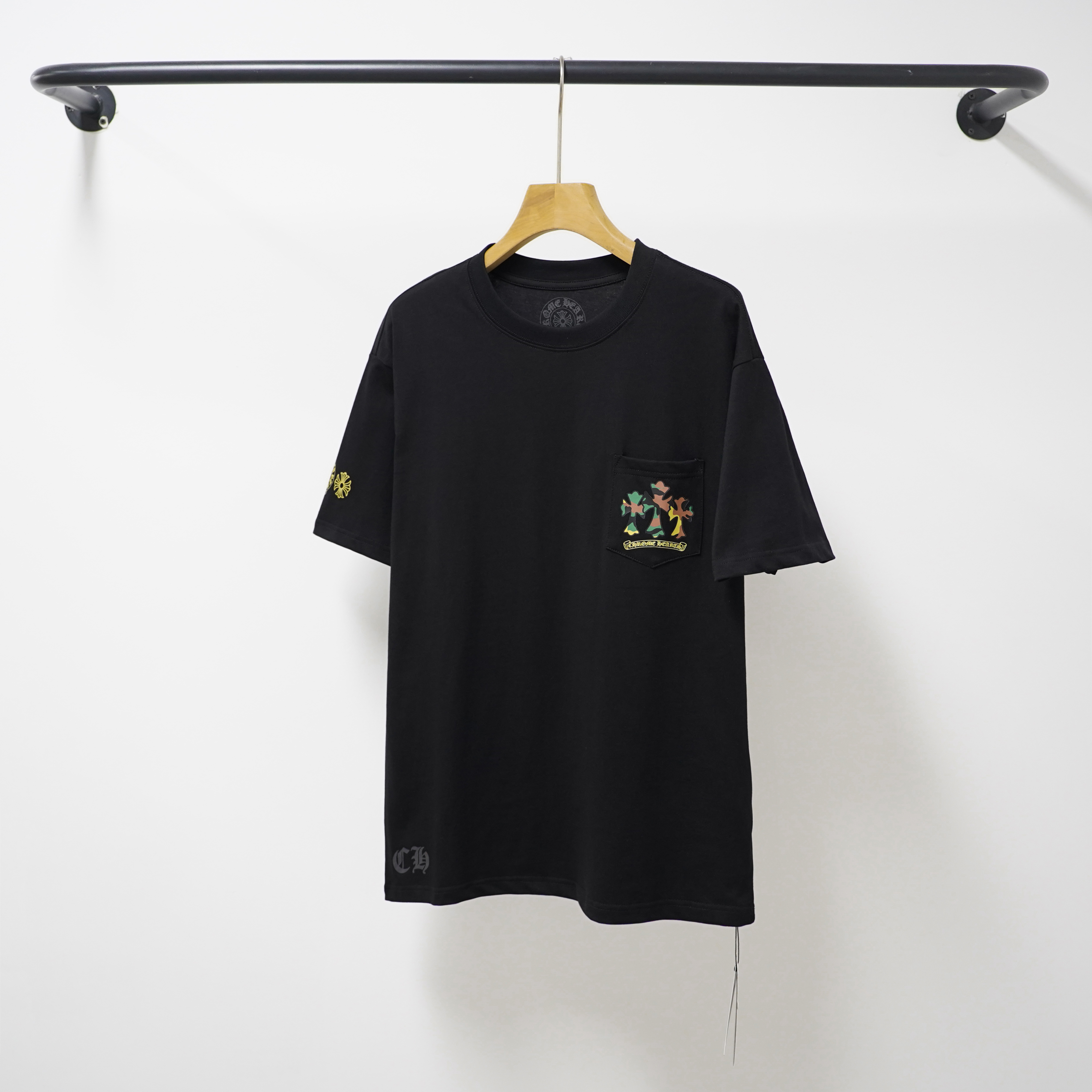 Chrome Hearts T-Shirt 2231 Black White P130