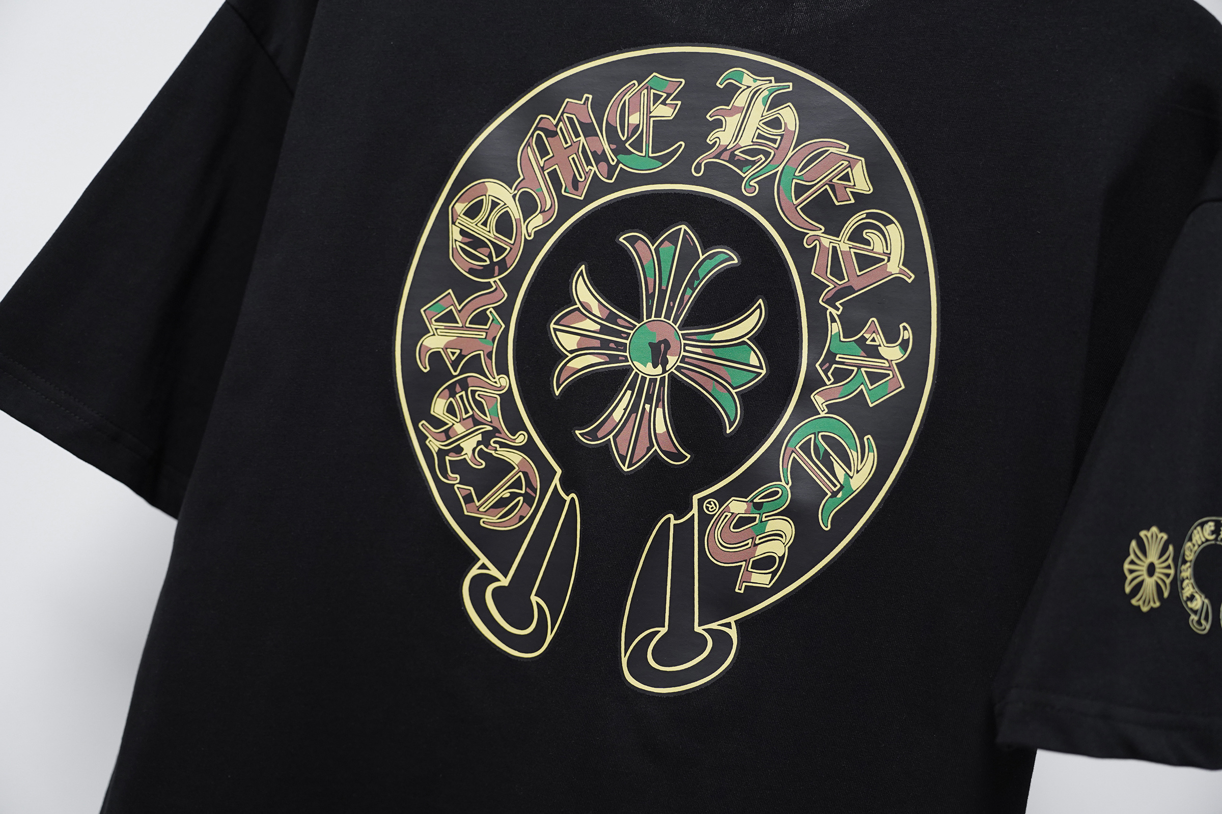 Chrome Hearts T-Shirt 2231 Black White P130