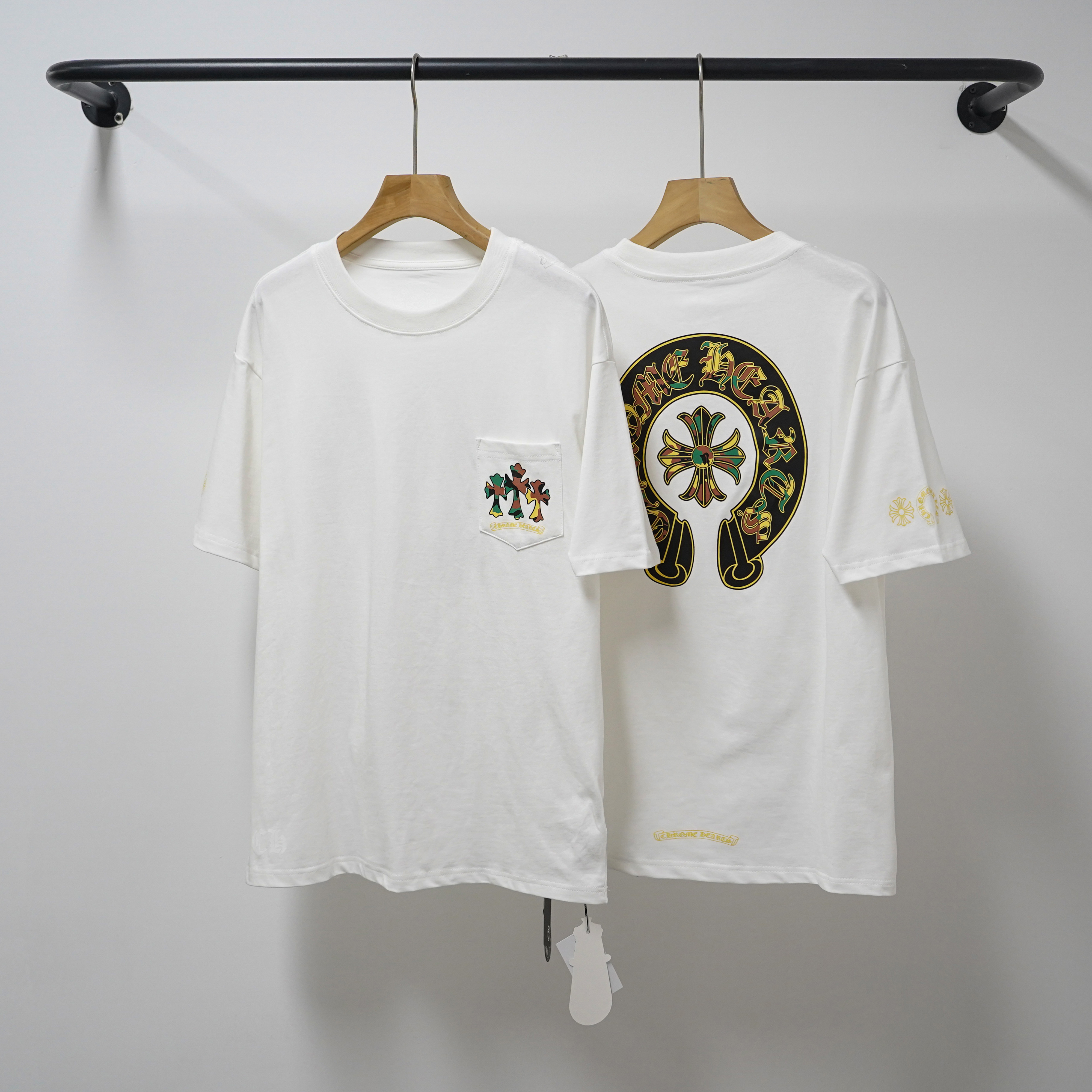 Chrome Hearts T-Shirt 2231 Black White P130