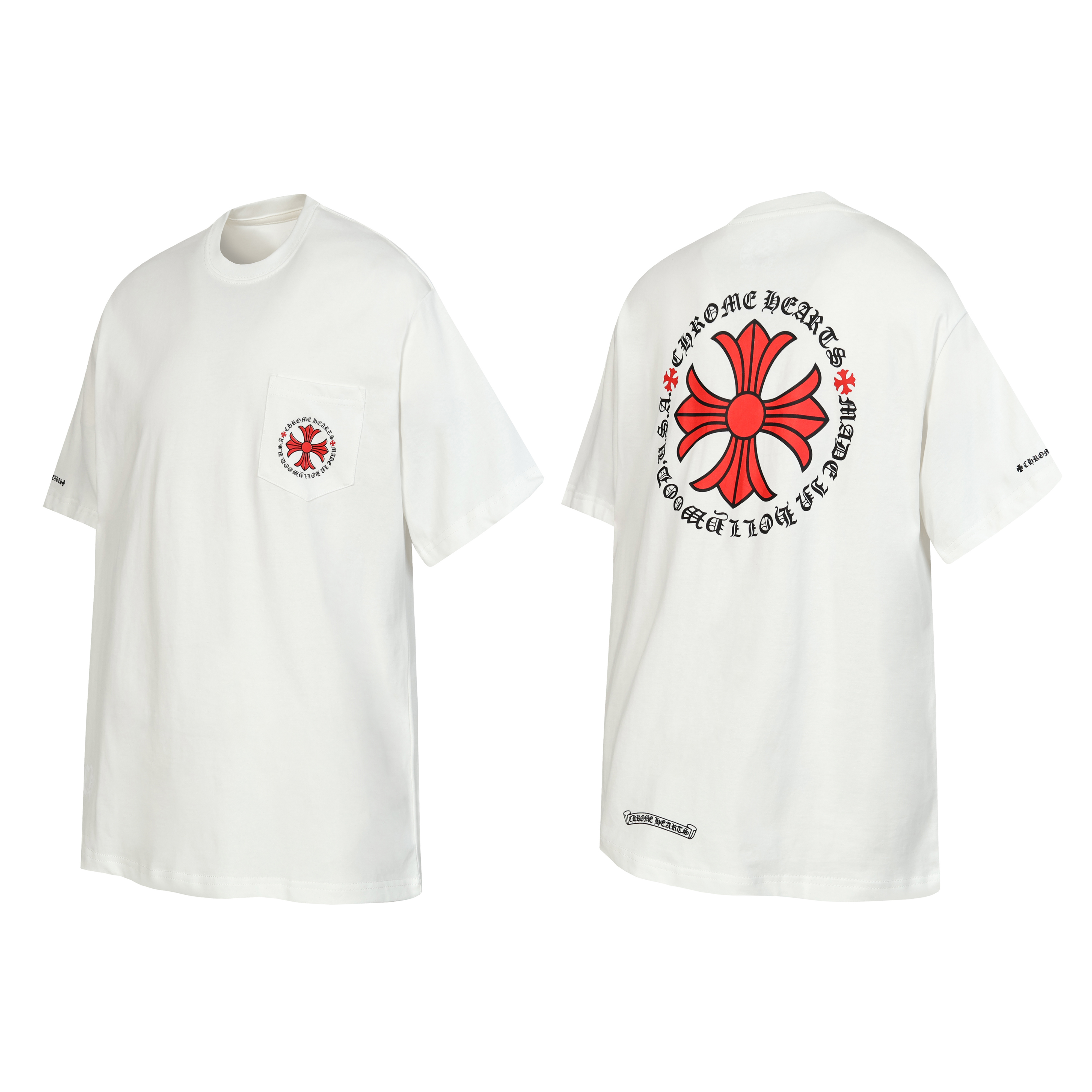 Chrome Hearts T-Shirt 2232 Black White P130