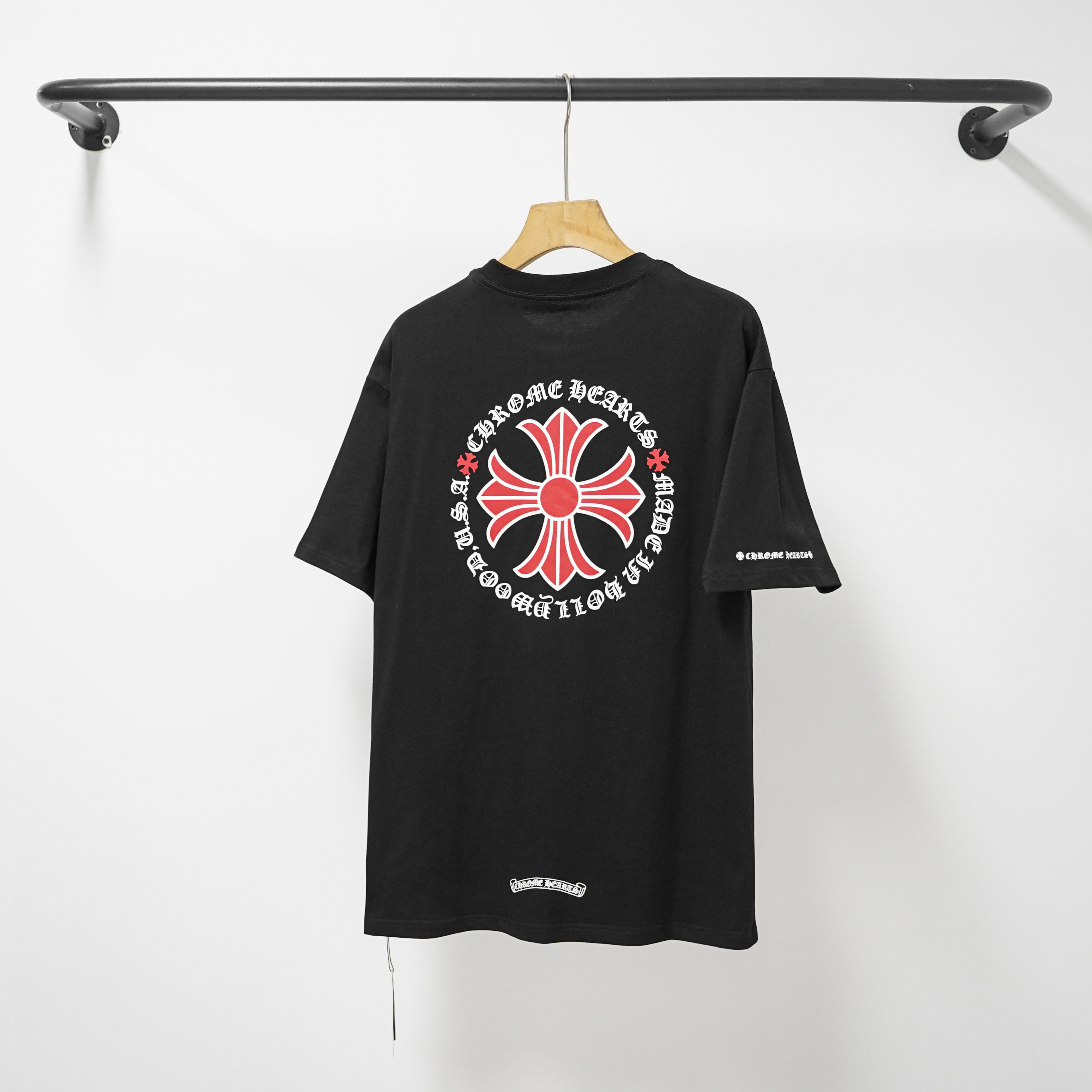 Chrome Hearts T-Shirt 2232 Black White P130