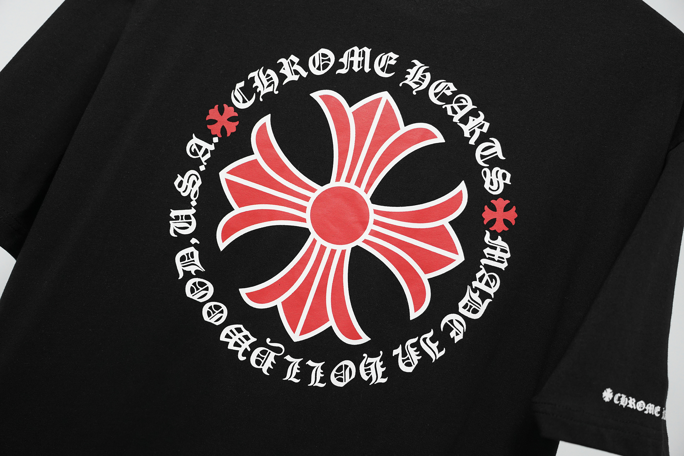 Chrome Hearts T-Shirt 2232 Black White P130