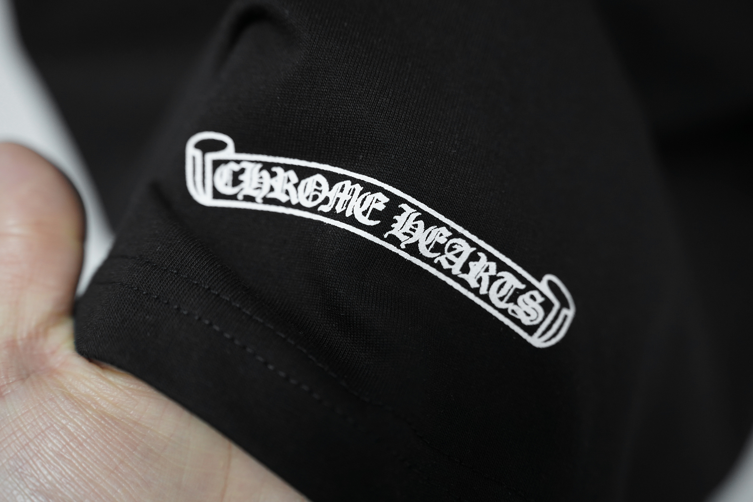 Chrome Hearts T-Shirt 2232 Black White P130