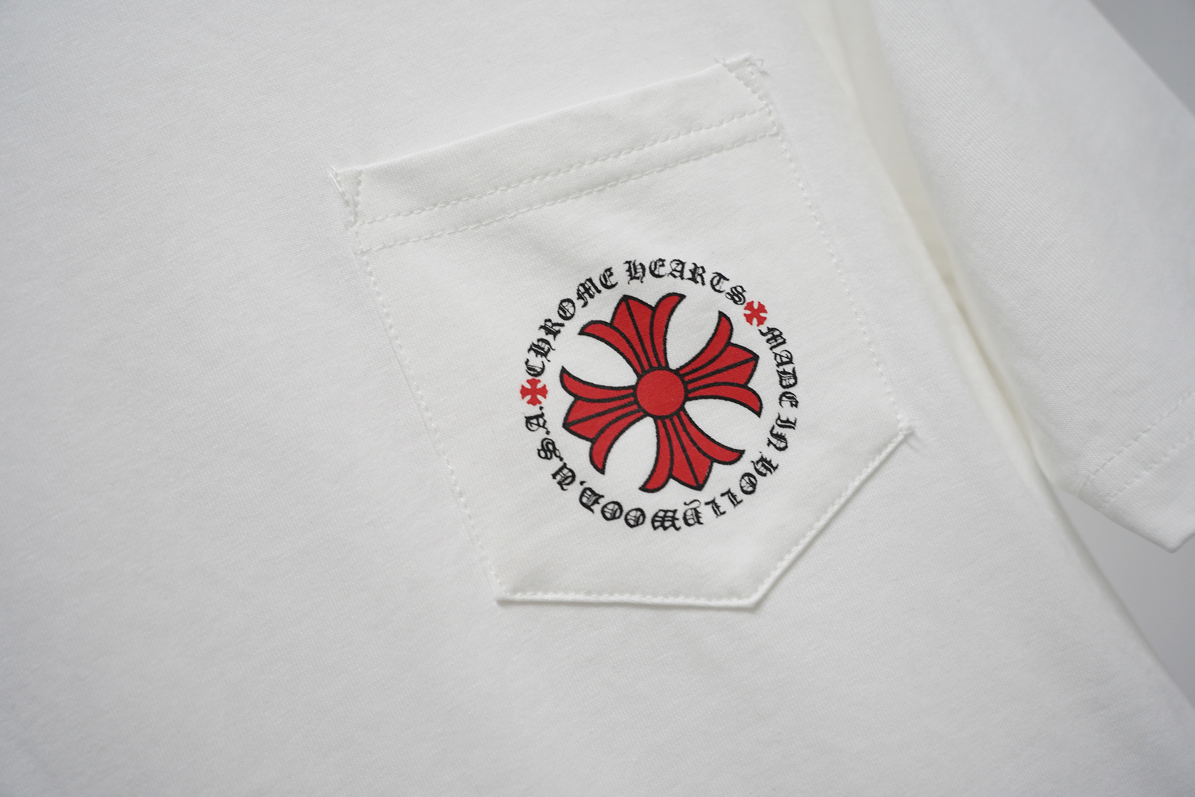 Chrome Hearts T-Shirt 2232 Black White P130