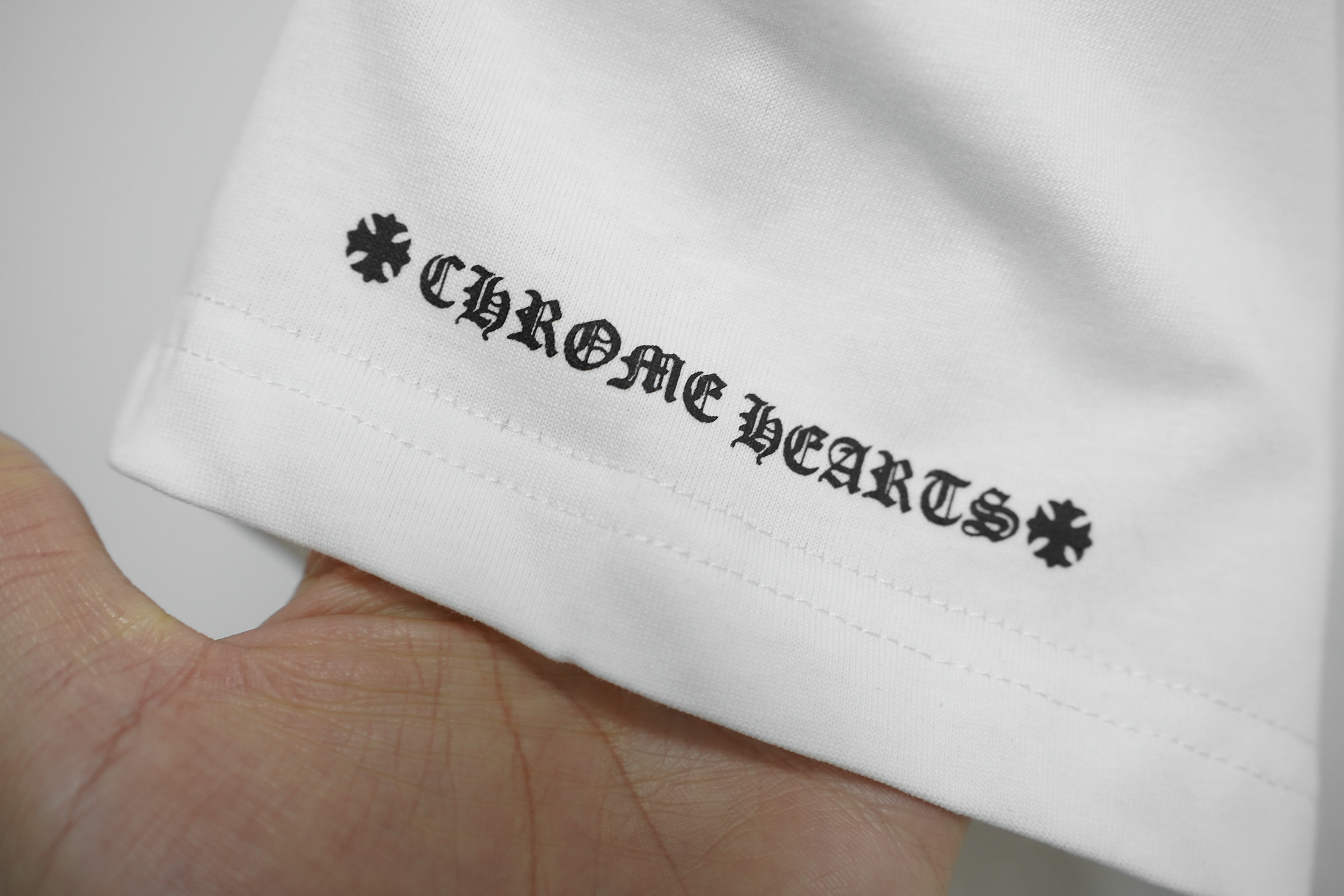 Chrome Hearts T-Shirt 2232 Black White P130